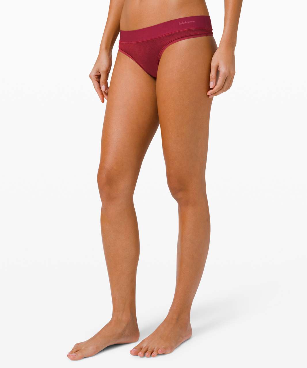 Lululemon Smooth Seamless Thong - Chianti - lulu fanatics