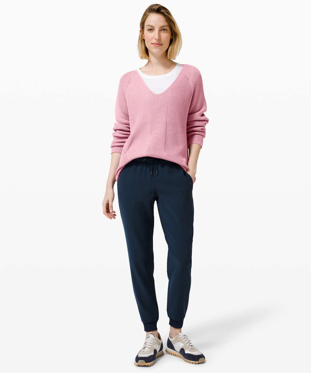 Lululemon What the Heart Wants Sweater - Pink Taupe