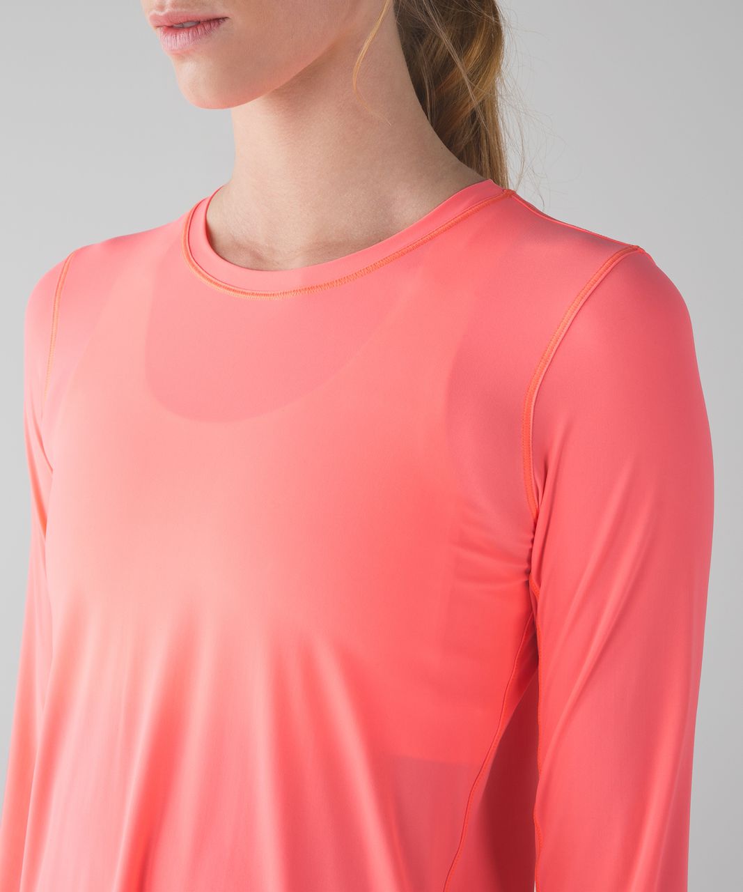 Lululemon Sunaway Runaway Long Sleeve - Grapefruit