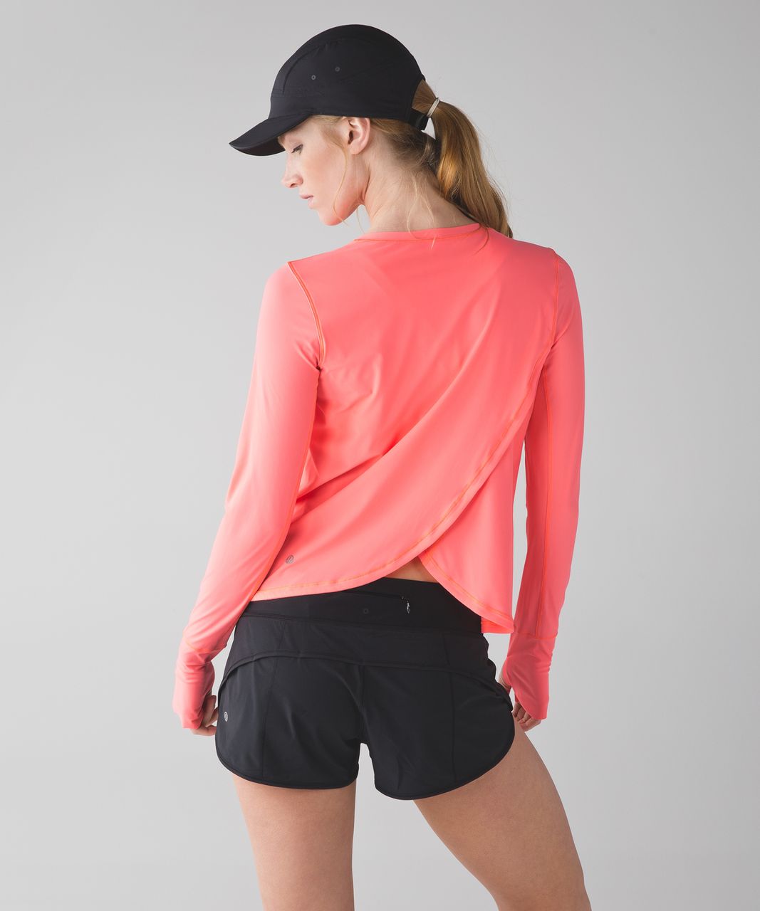 Lululemon Sunaway Runaway Long Sleeve - Grapefruit