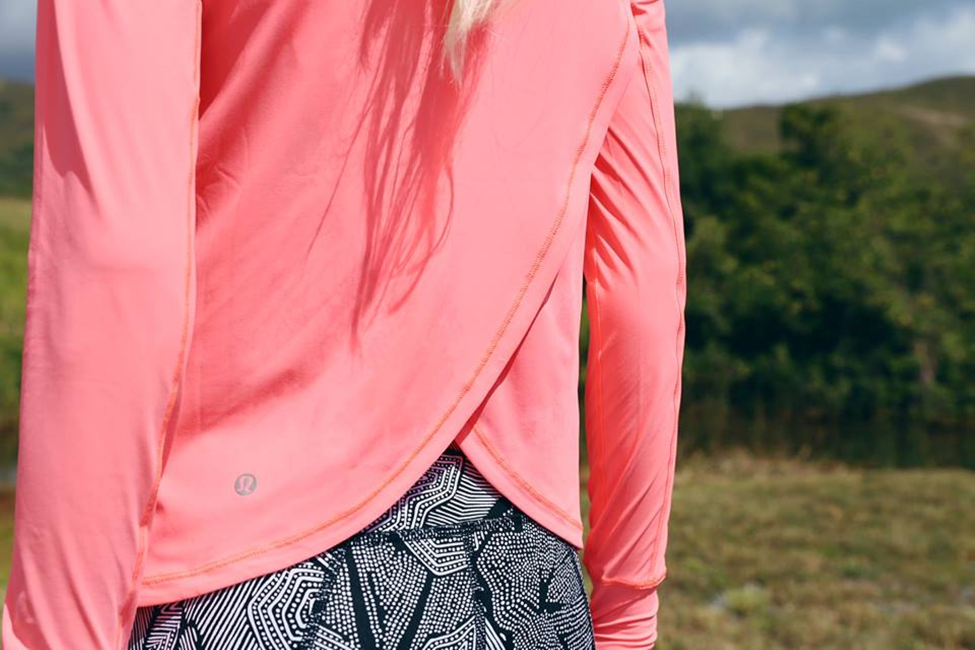 Lululemon Sunaway Runaway Long Sleeve - Grapefruit