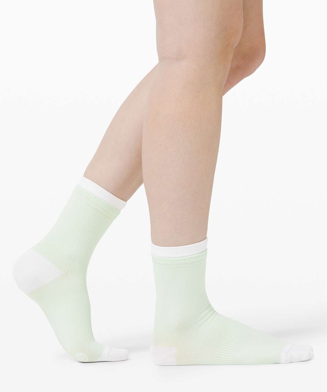 Lululemon Step To It Quarter Sock - Springtime / White