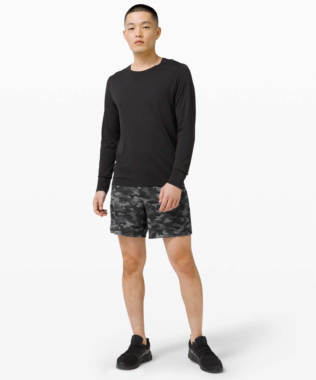 Lululemon Surge Short *Liner 6 - Variegated Mesh Camo Black