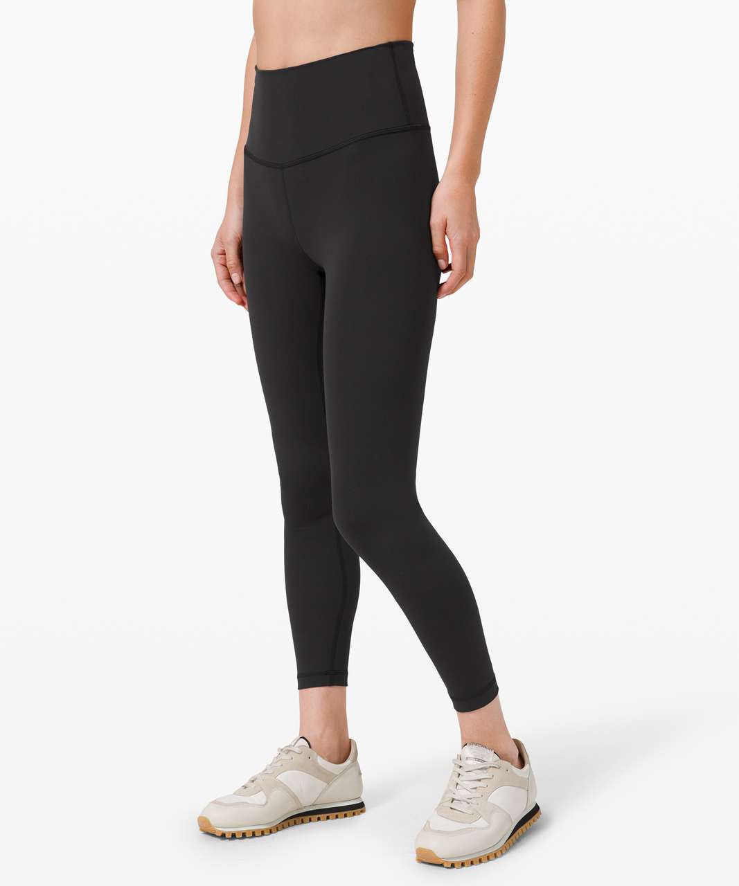 Lululemon Wunder Train High-Rise Tight 25 - Crunch Black - lulu fanatics