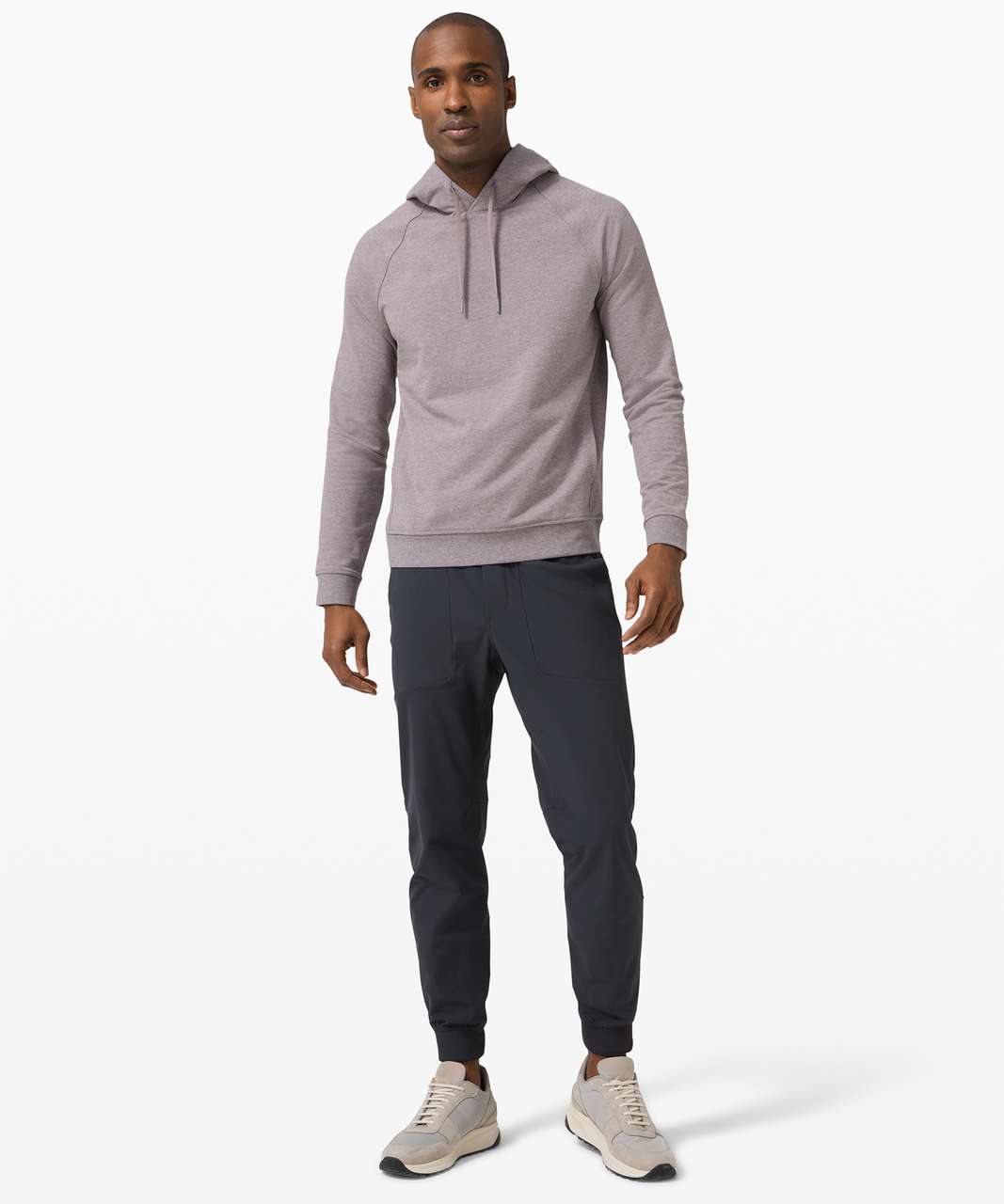Lululemon City Sweat Pullover Hoodie French Terry - Heathered Lunar Rock