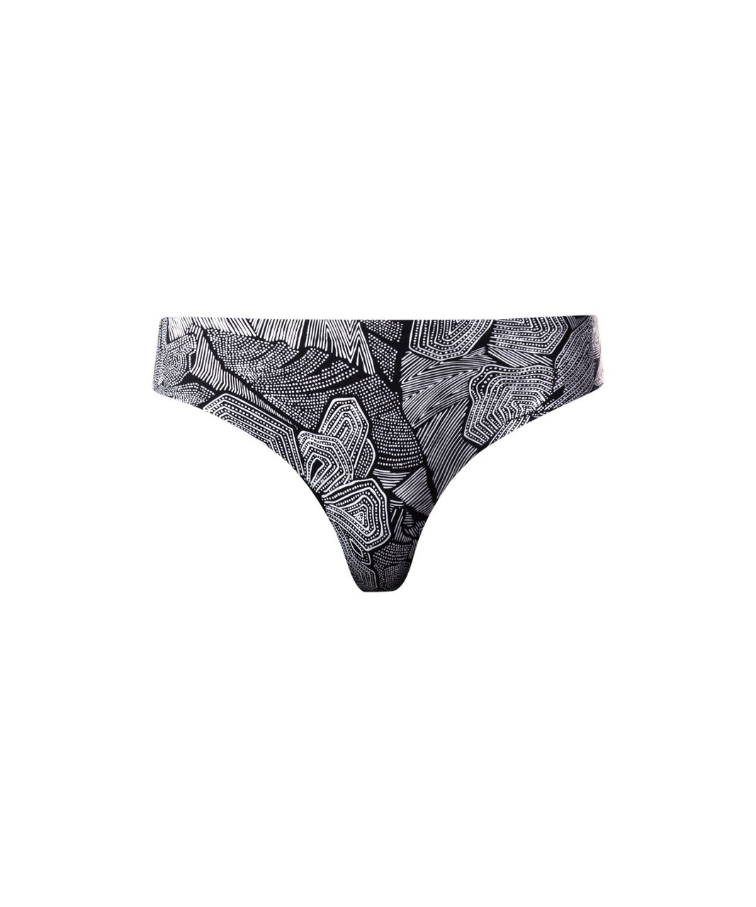 Lululemon Namastay Put Thong - Mini Dottie Tribe White Black