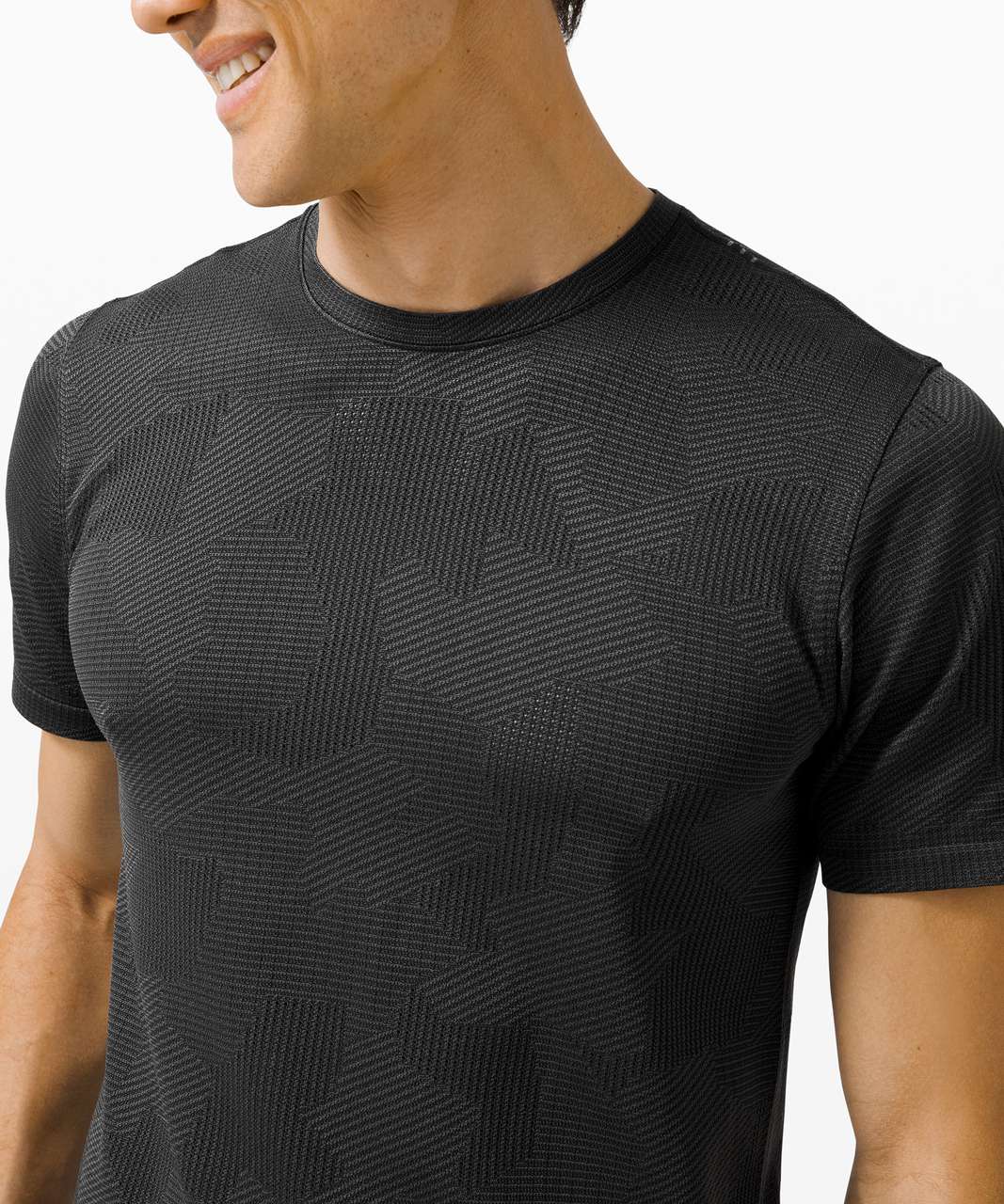 Lululemon Metal Vent Breathe Short Sleeve - Holy Camo / Black / Graphite Grey