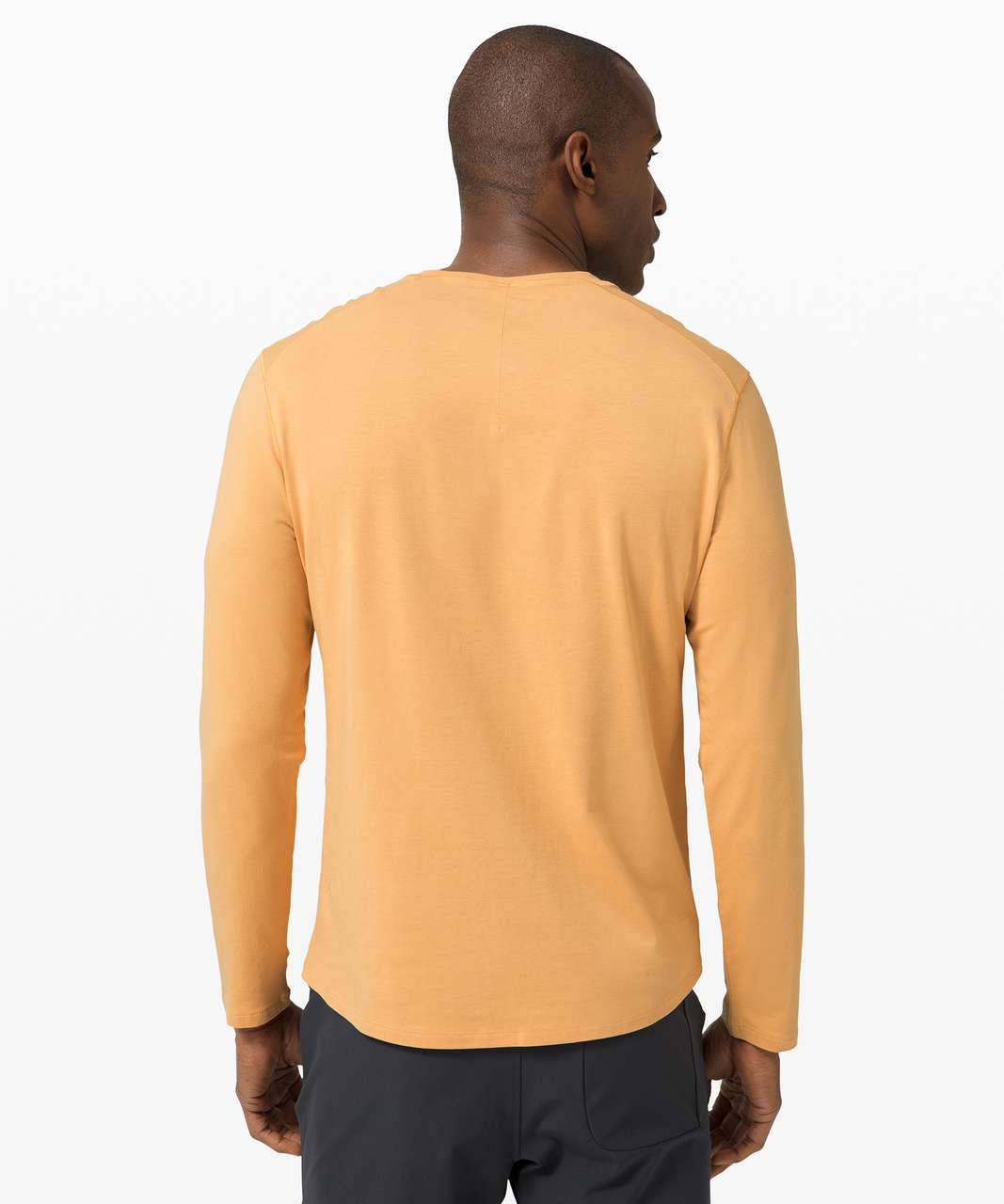 Lululemon 5 Year Basic Long Sleeve Henley - Beeswax