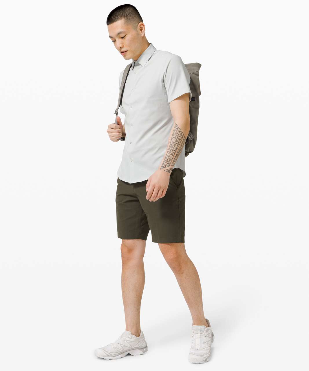 Lululemon Airing Easy Short Sleeve Buttondown - Vapor