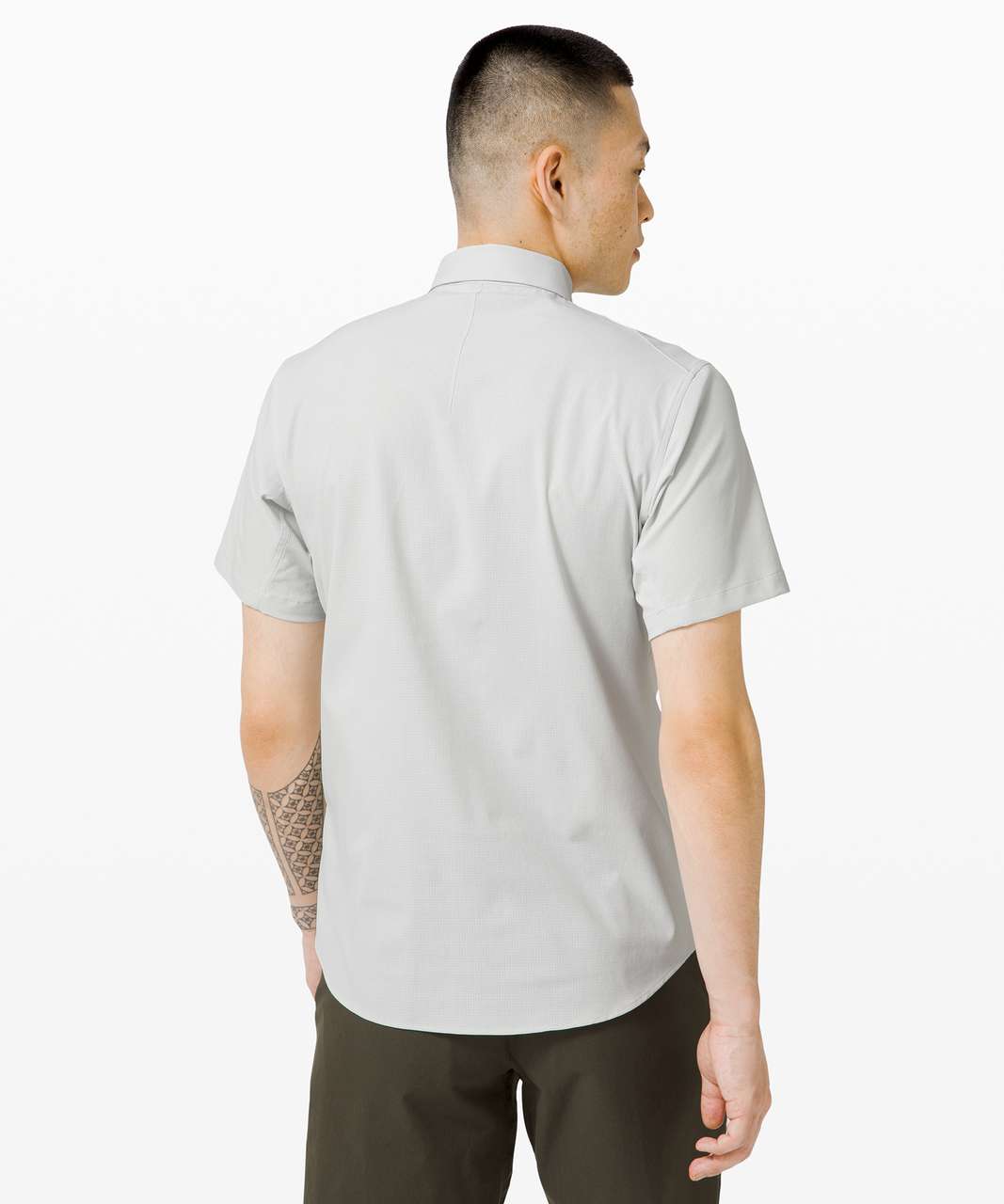 Lululemon Airing Easy Short Sleeve Buttondown - Vapor