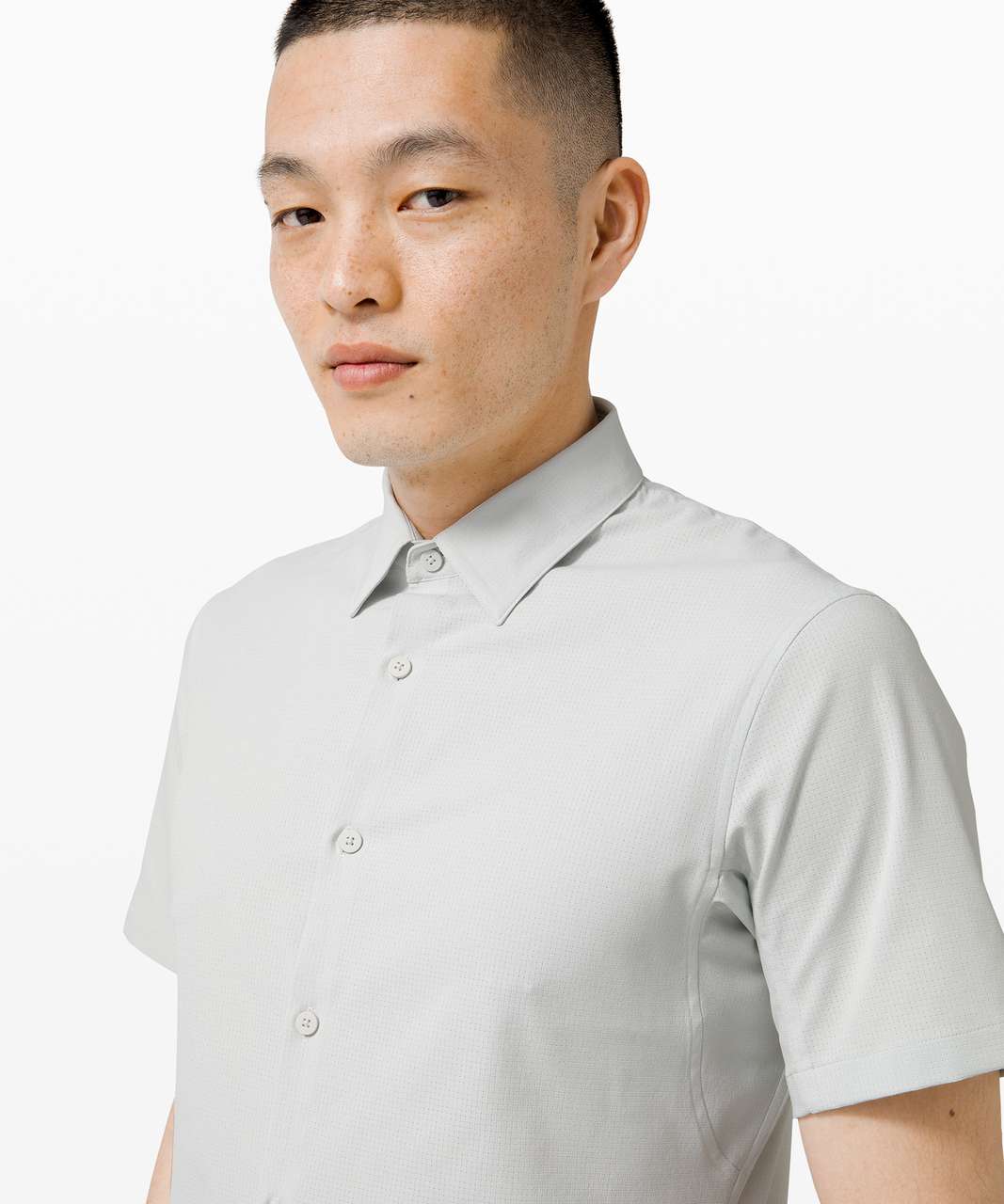 Lululemon Airing Easy Short Sleeve Buttondown - Vapor