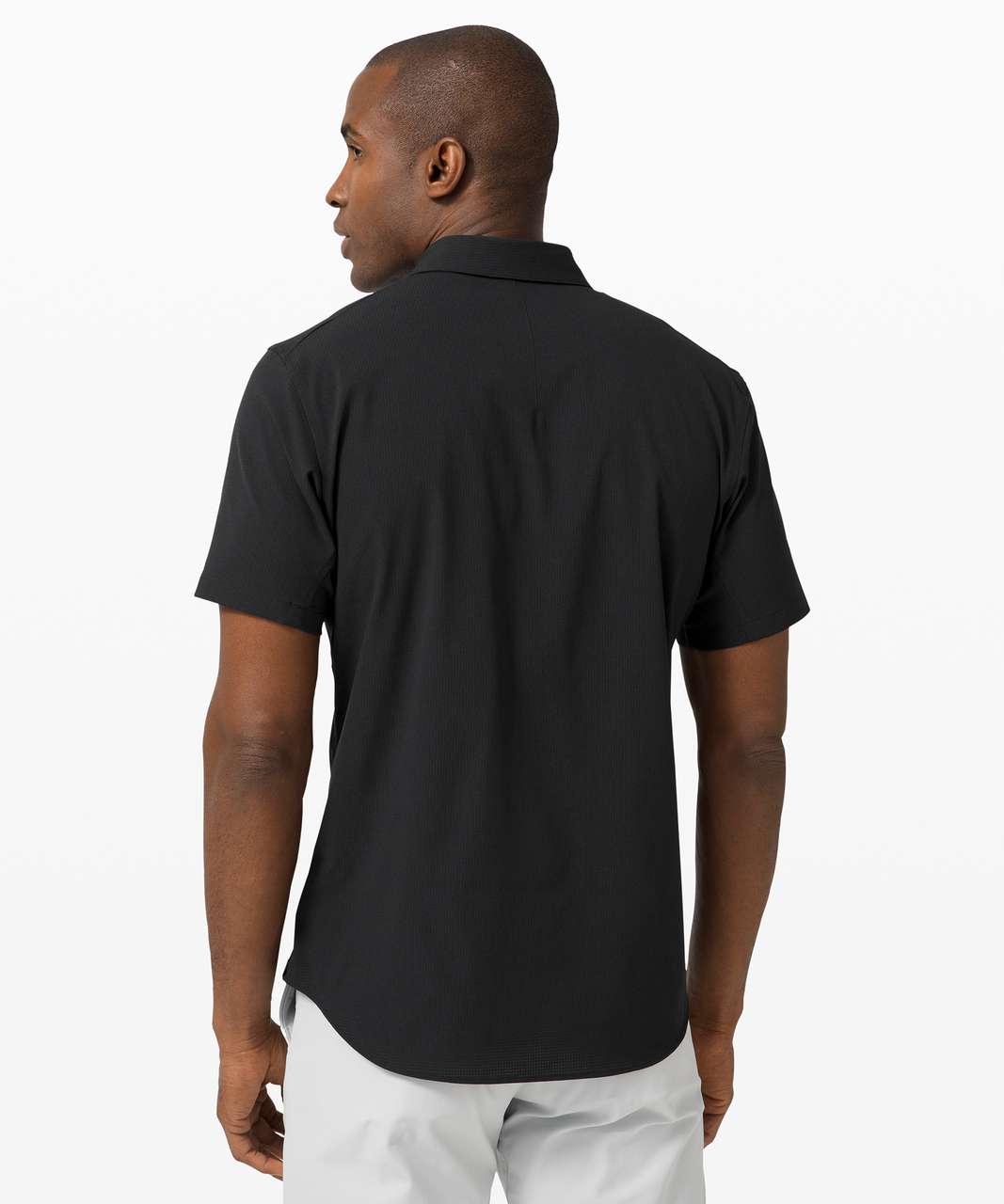 Lululemon Airing Easy Short Sleeve Buttondown - Black