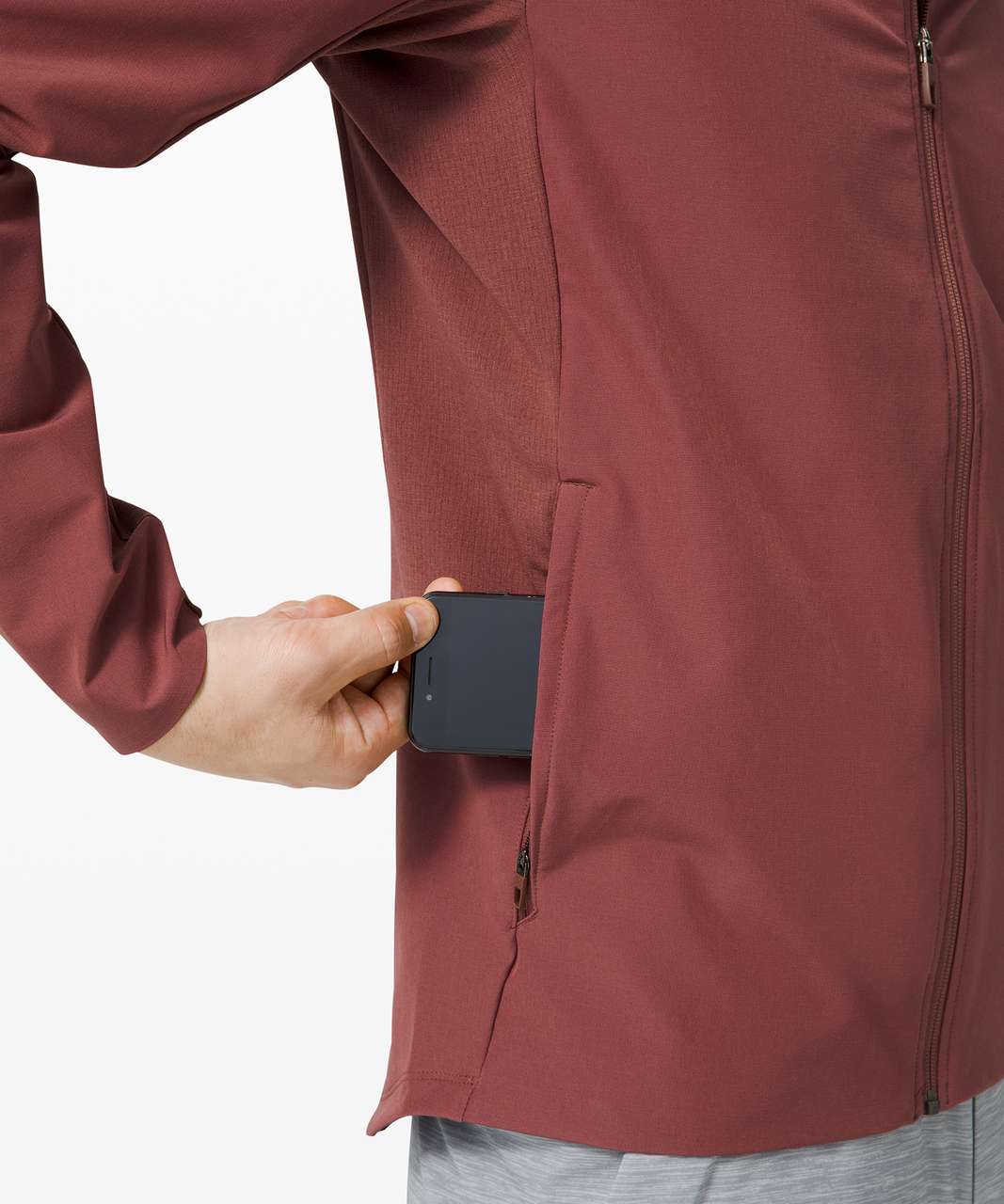 Lululemon Warp Lite Jacket *Packable - Smoky Red