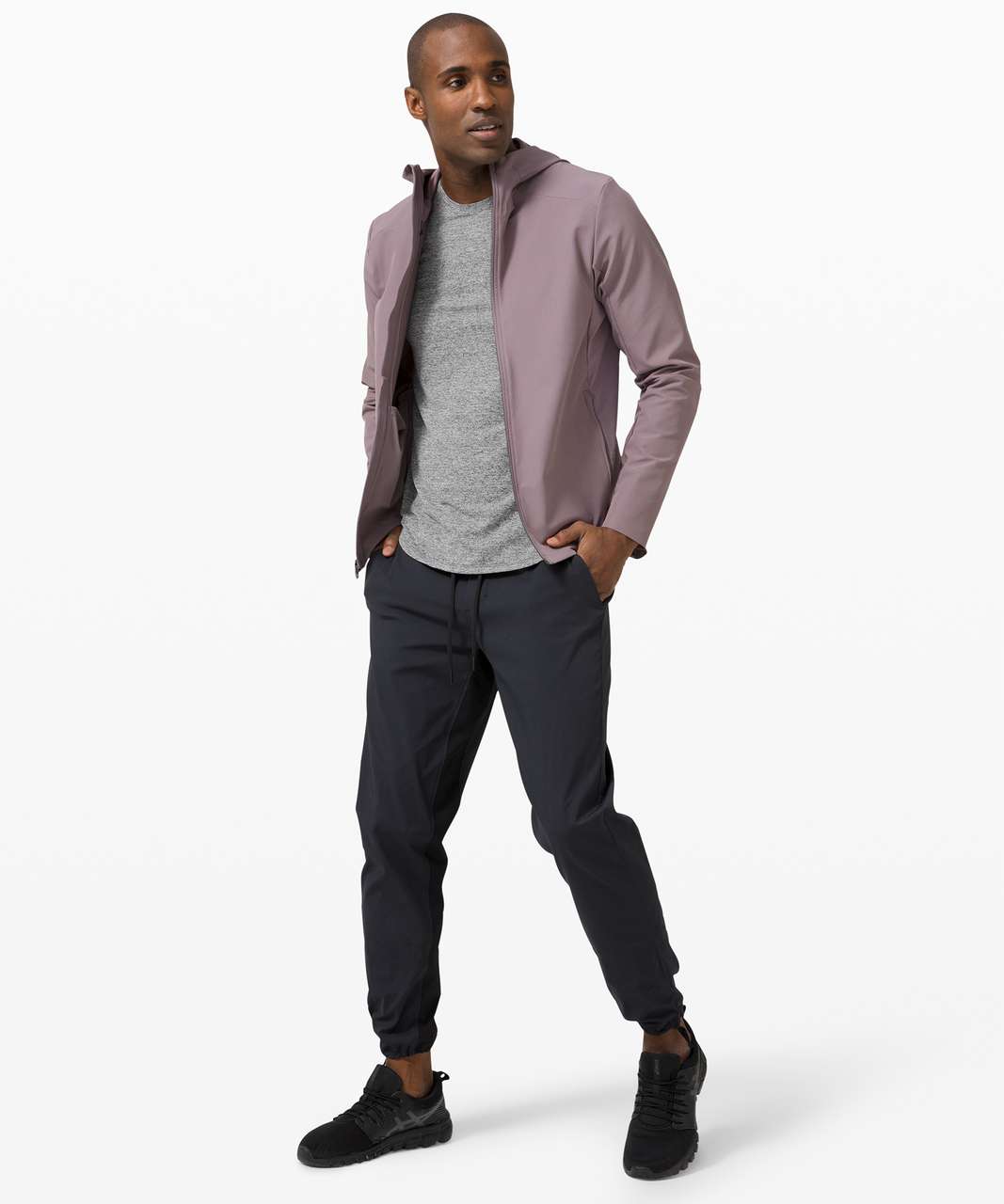 lululemon WARP PACKABLE CHAMBRAY - Outdoor jacket - rhino grey