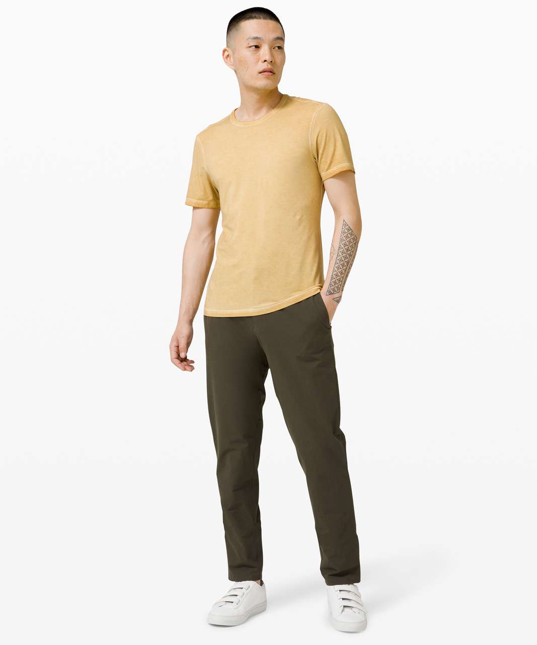 Lululemon Commission Pant Relaxed *34 - Dark Olive - lulu fanatics