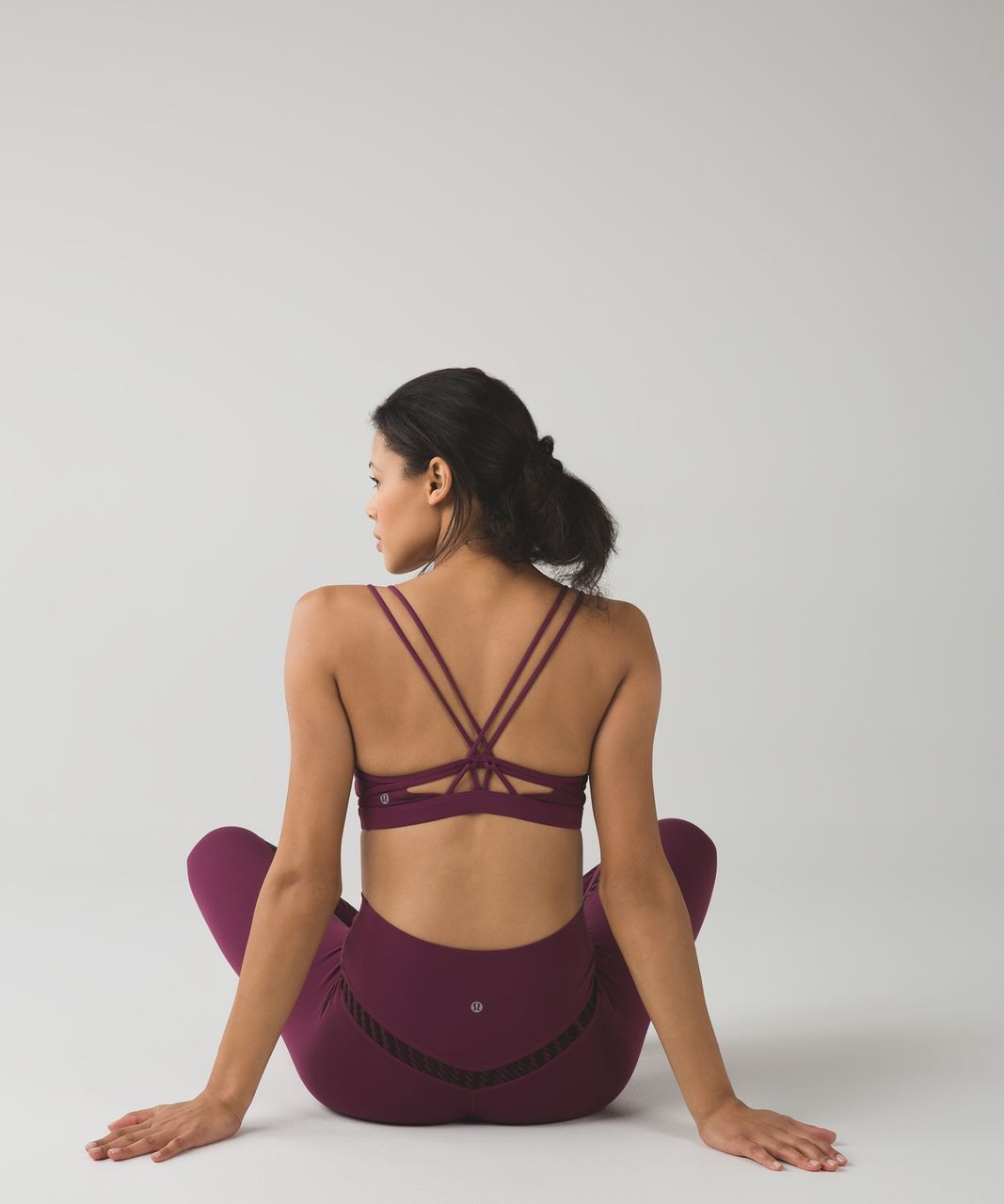 Lululemon Make A Move Bra - Red Grape - lulu fanatics