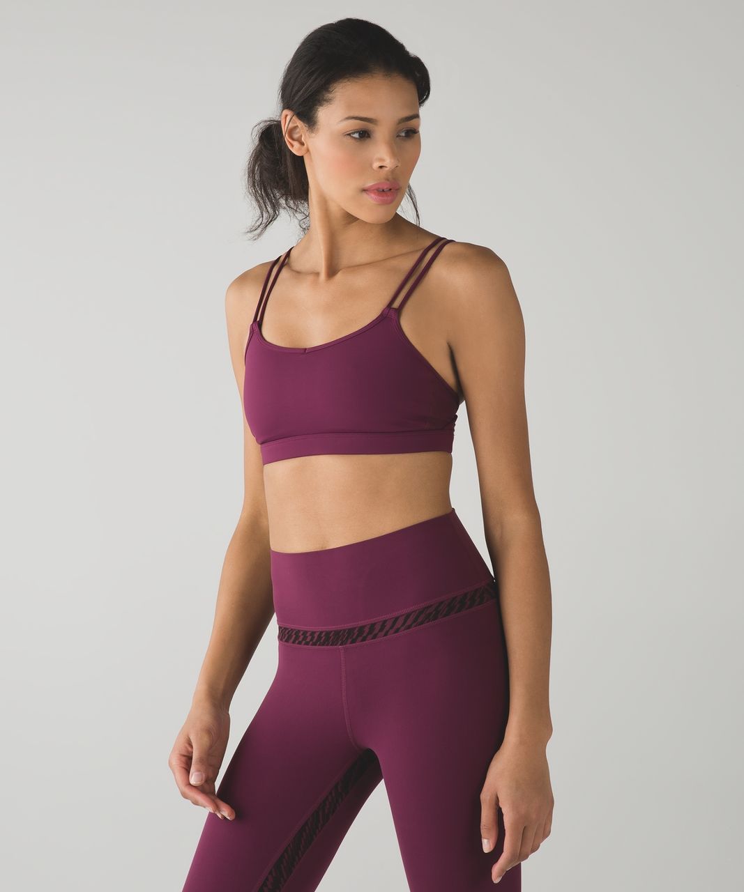 Lululemon Make A Move Bra - Red Grape