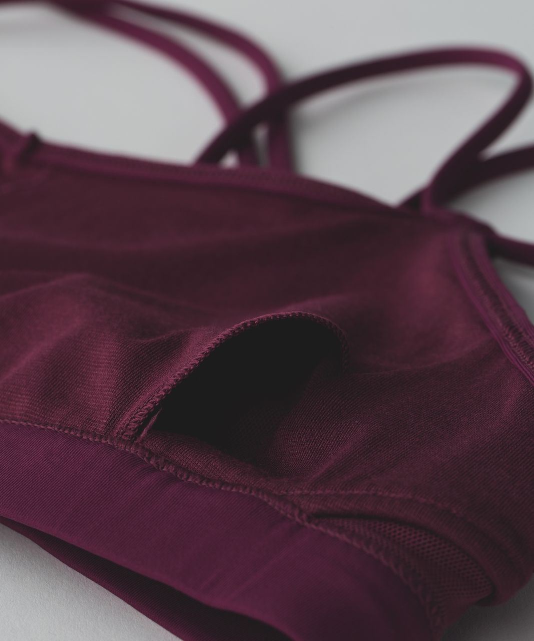 Lululemon Womens Red Grape Make A Move Strappy Back Activewear