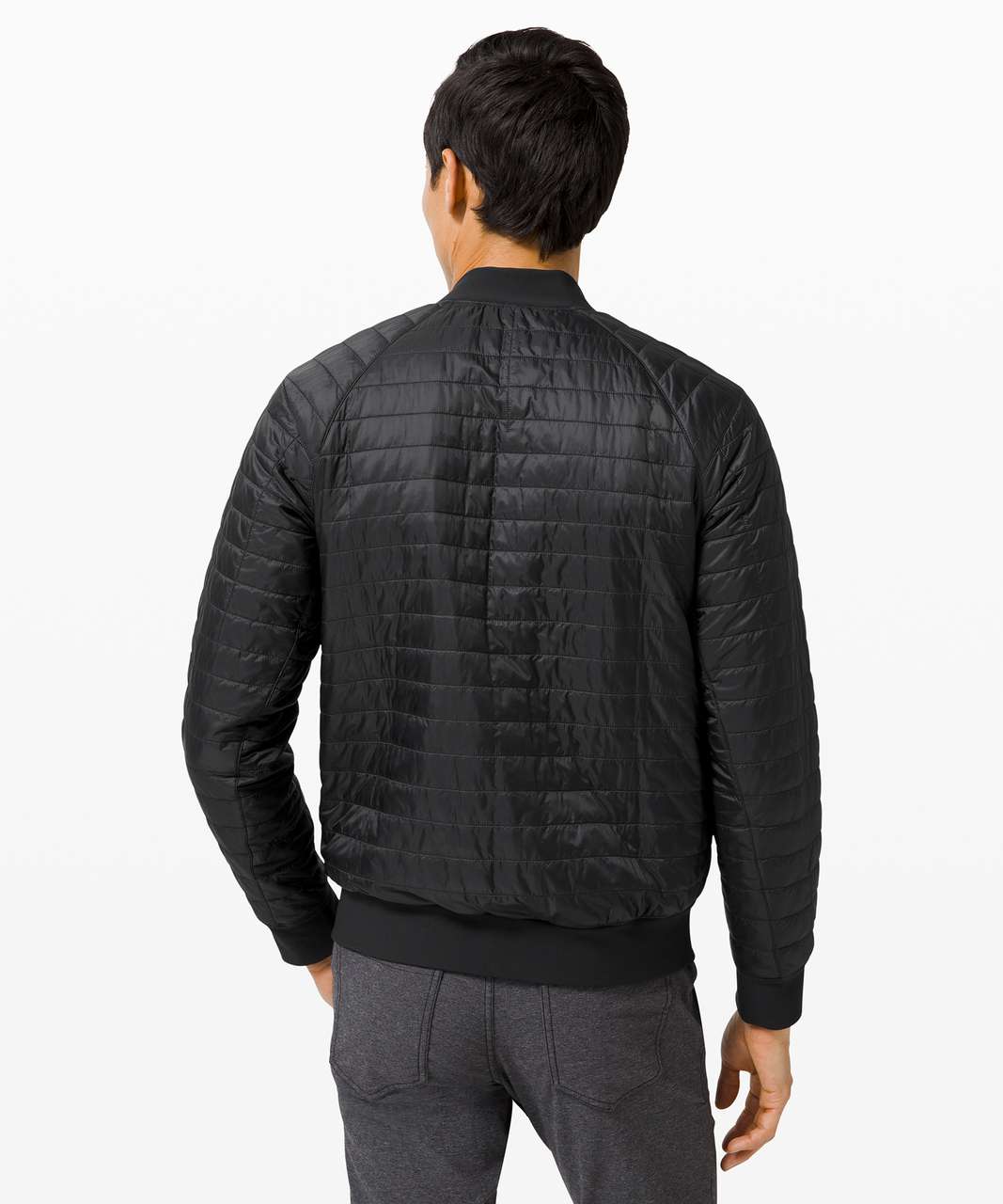 Lululemon Switch Over Bomber - Black - lulu fanatics