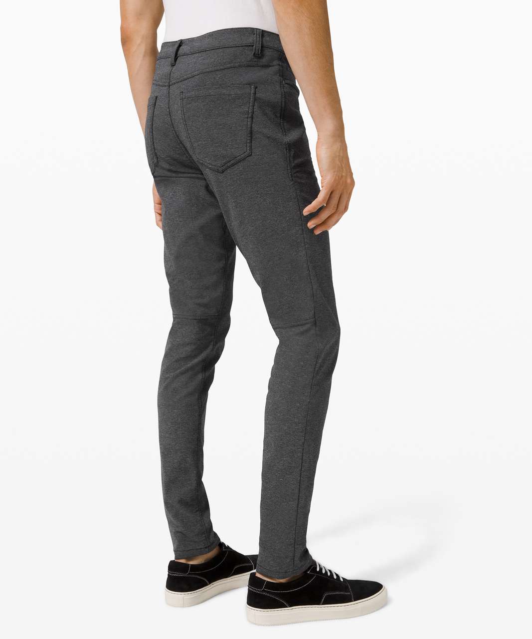 Lululemon ABC Pant Skinny *Tech Canvas 34" - Heathered Black