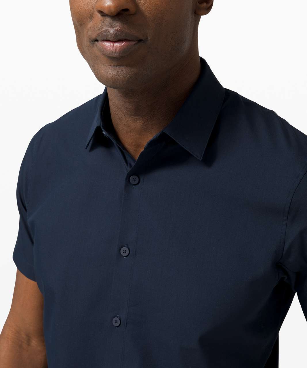 Lululemon Down to the Wire Slim Fit Short Sleeve - True Navy