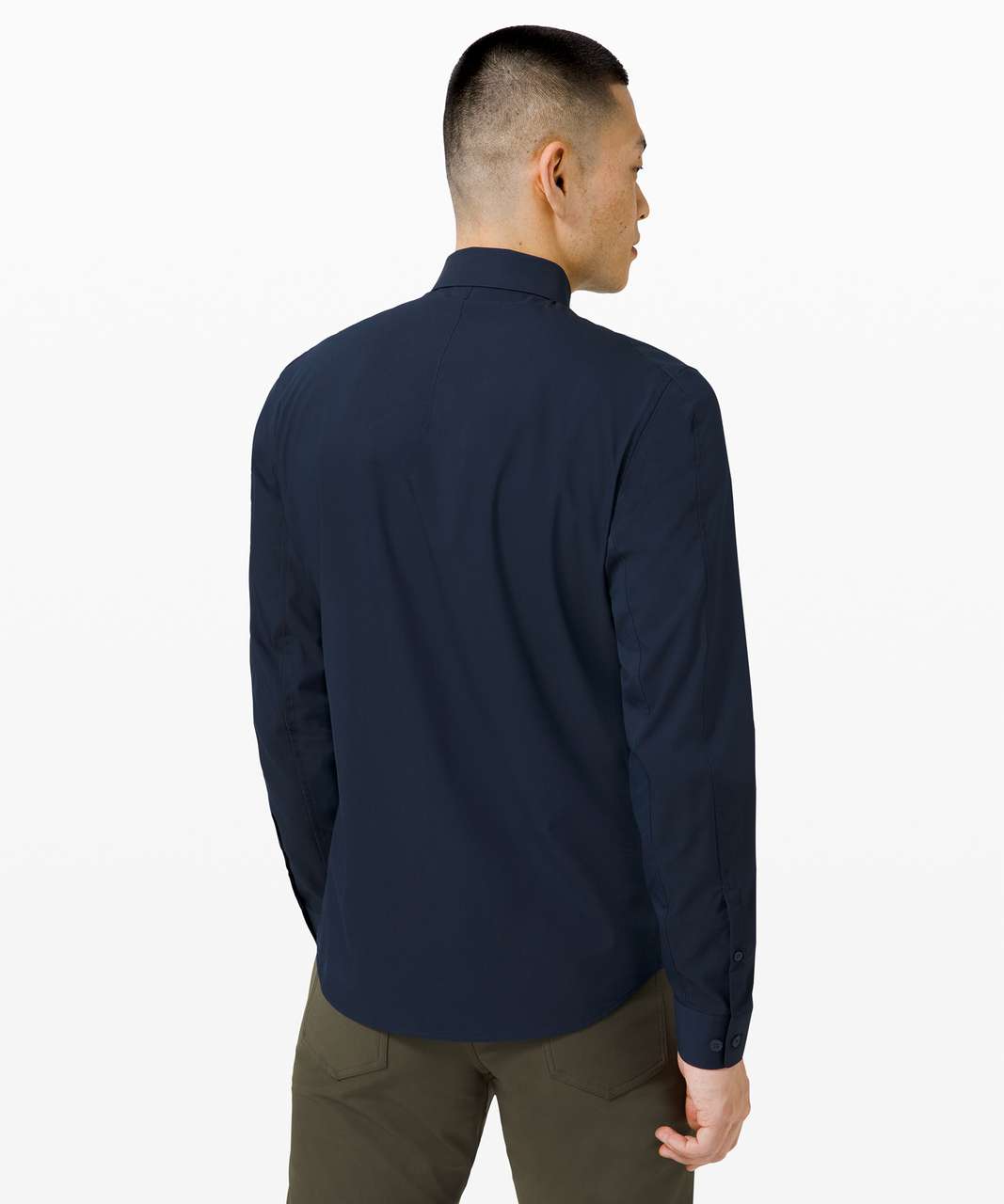 Lululemon Down to the Wire Slim Fit Long Sleeve - True Navy