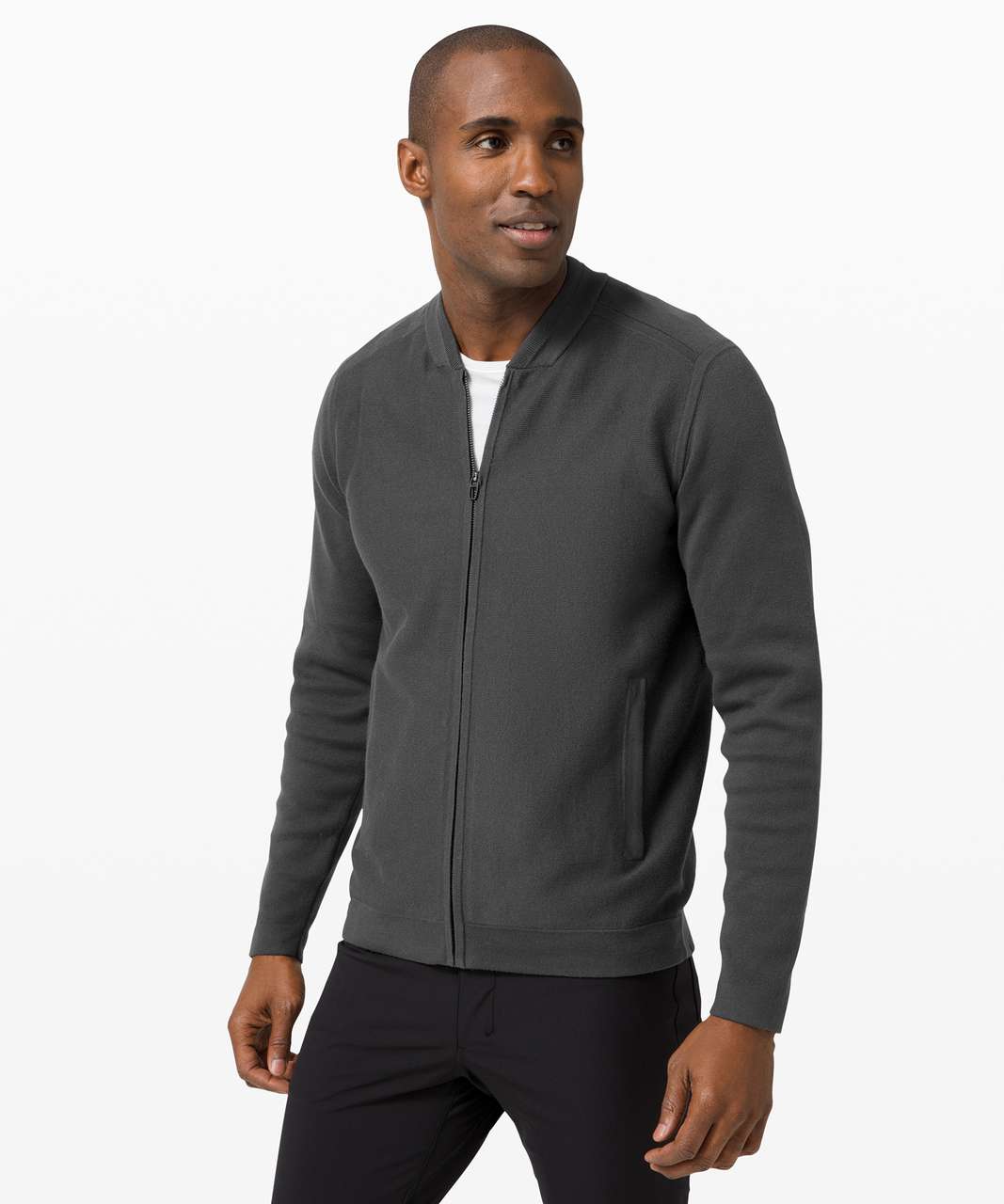 Lululemon Switch Over Bomber - Black - lulu fanatics