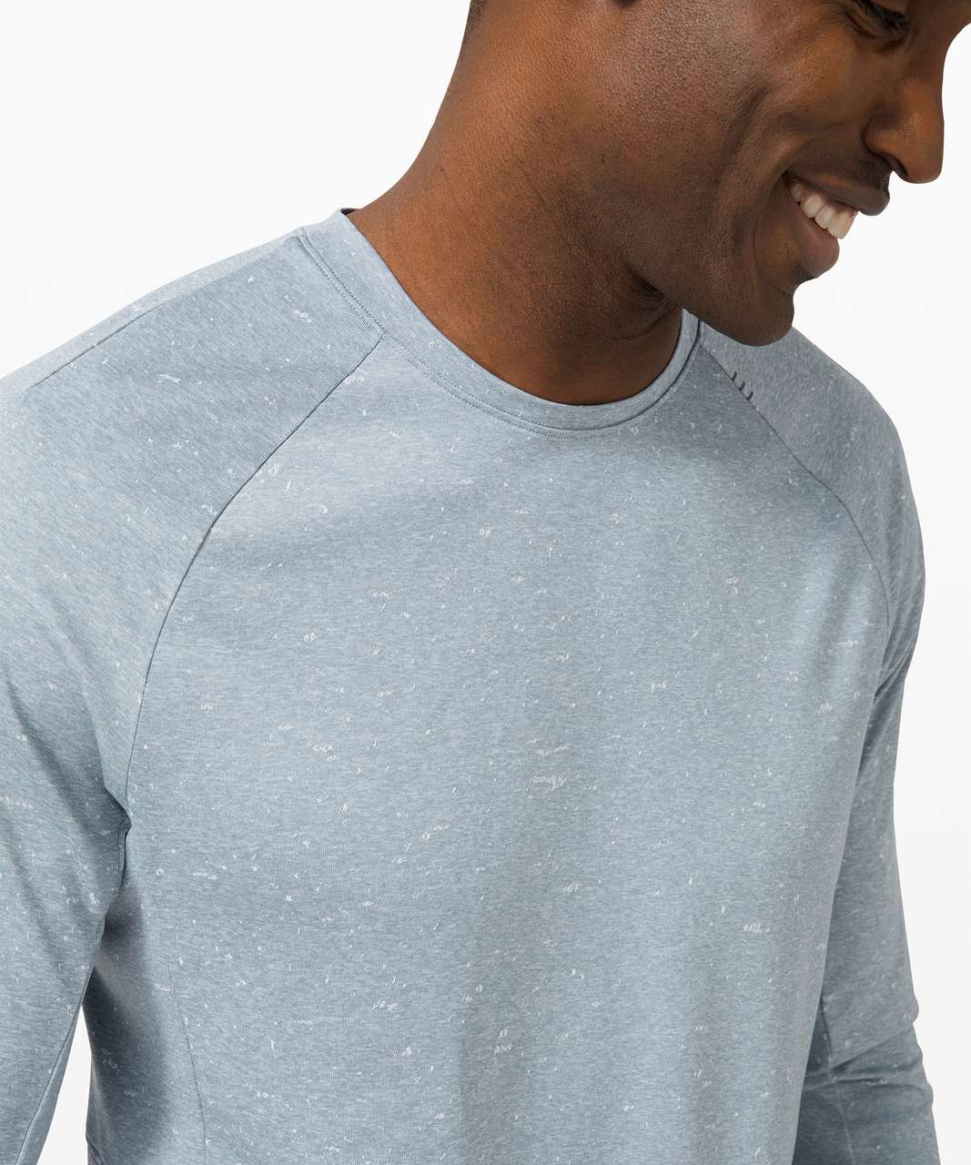 Lululemon Fresh Form Long Sleeve - Chambray / White