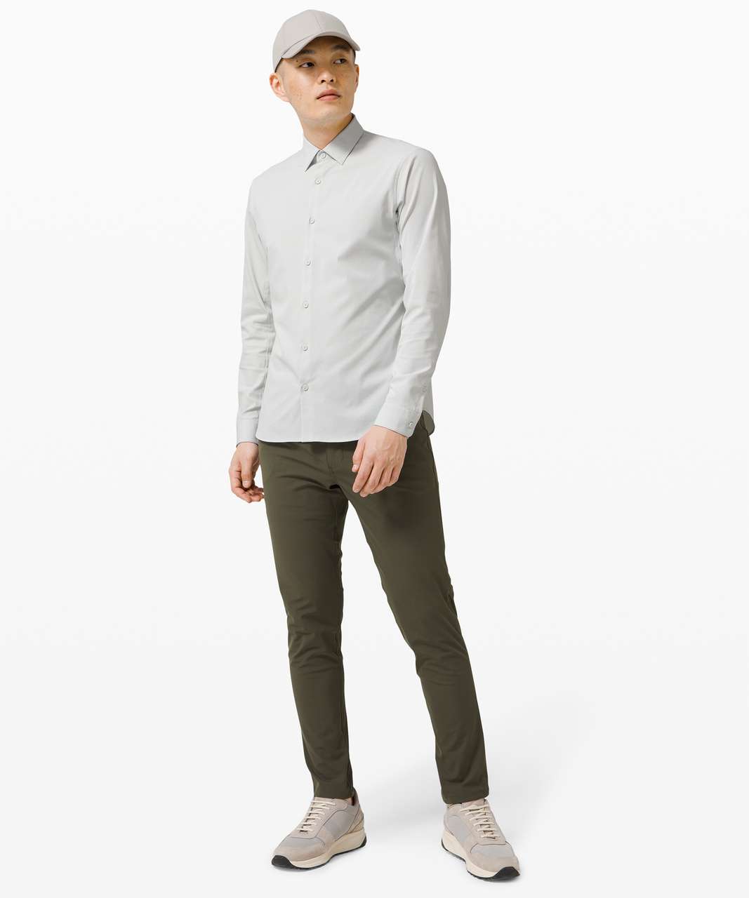 Lululemon Airing Easy Long Sleeve Buttondown - Vapor - lulu fanatics