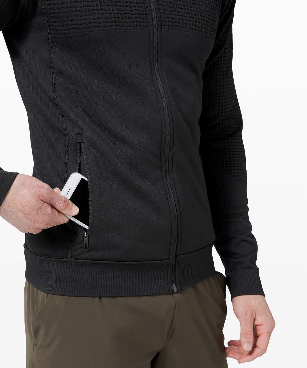 Lululemon Engineered Warmth Hoodie - Black / Black (First Release)