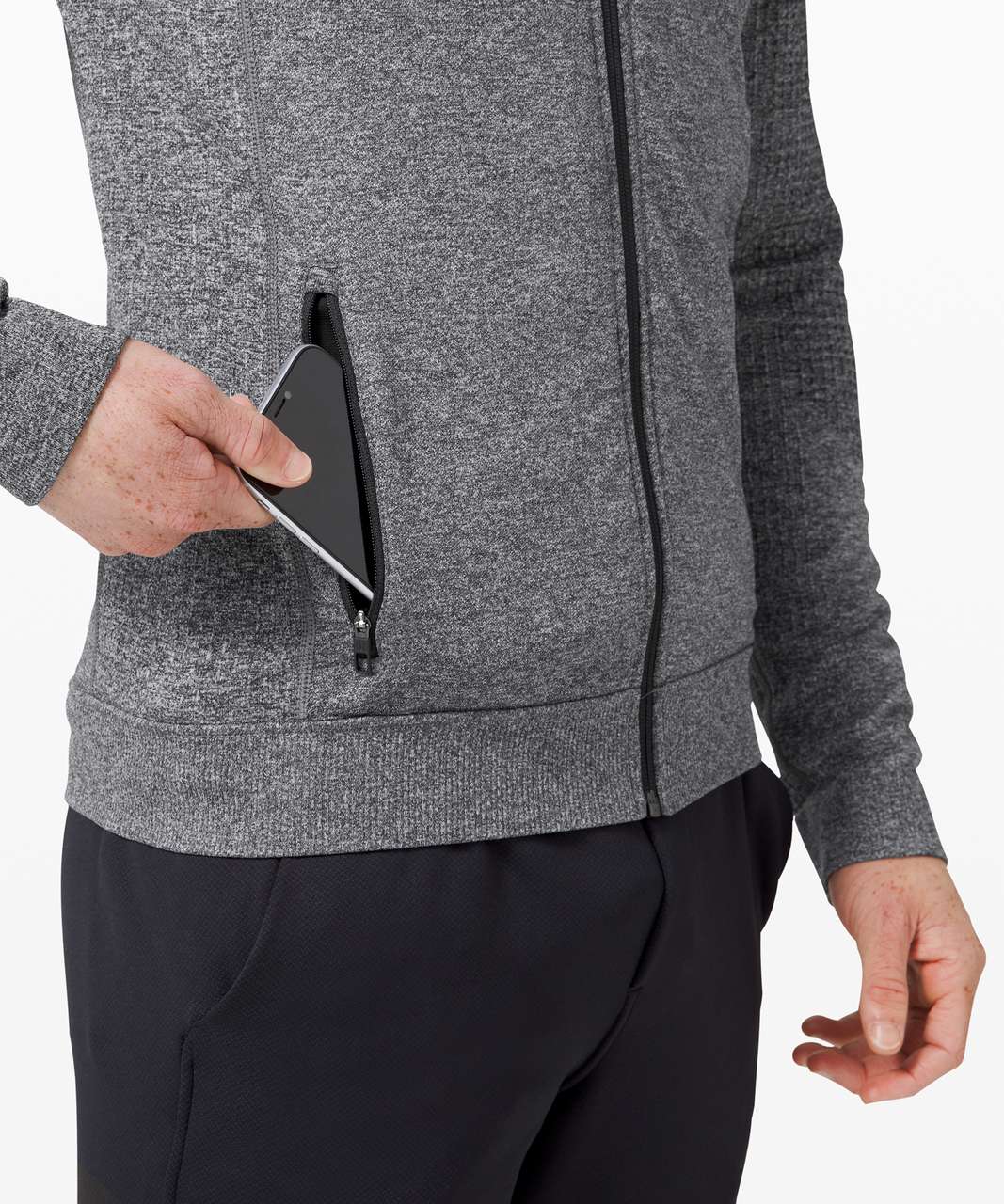 Lululemon Engineered Warmth Hoodie - Black / White (First Release ...