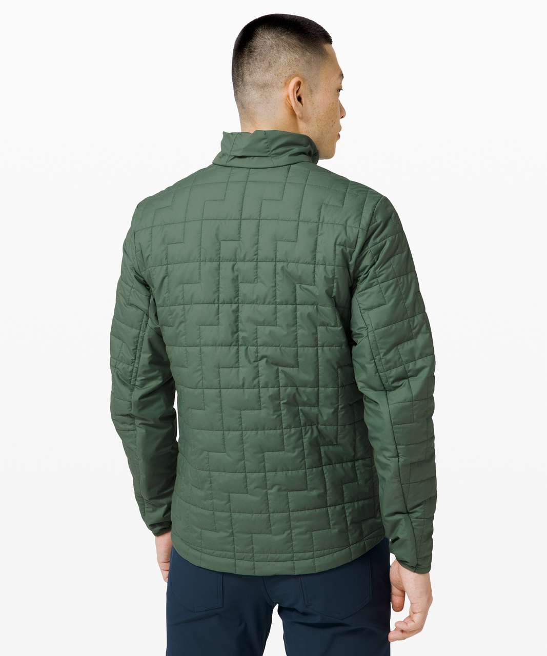 Lululemon Cross Chill Jacket Repel Shell Jasper Green Men's Size Large