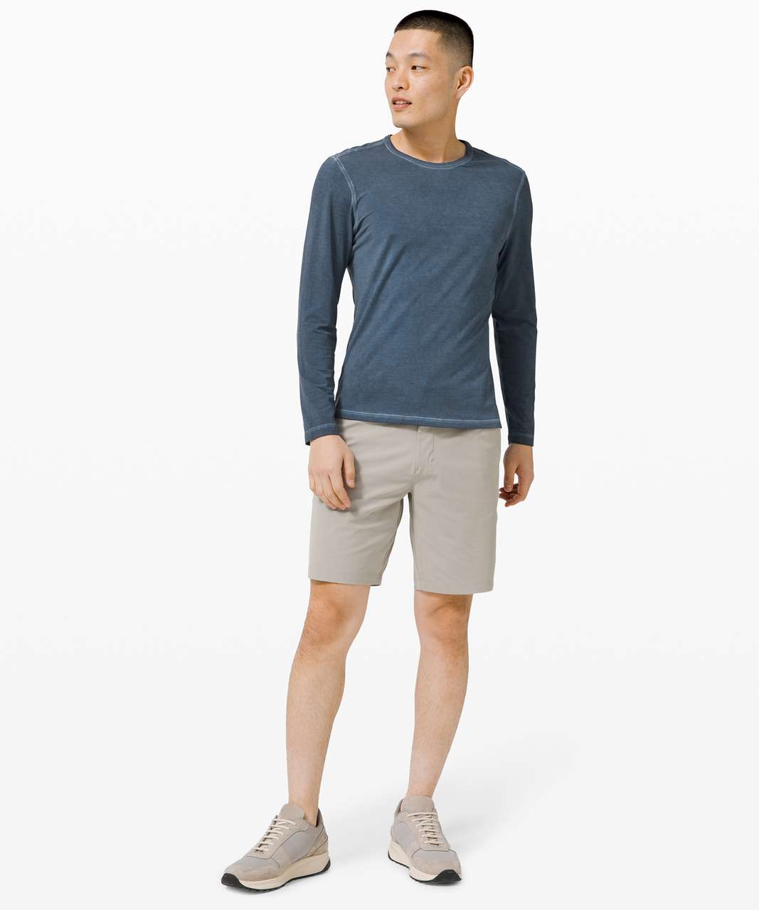 Lululemon 5 Year Basic Long Sleeve *Sun Wash - Code Blue Sun Wash