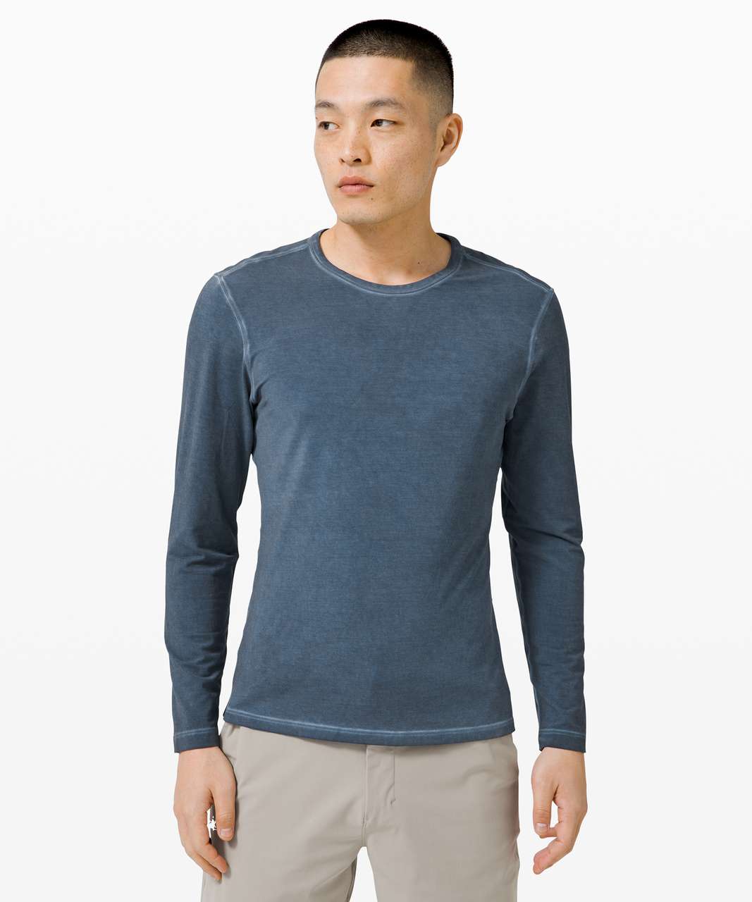 Lululemon 5 Year Basic Long Sleeve *Sun Wash - Code Blue Sun Wash