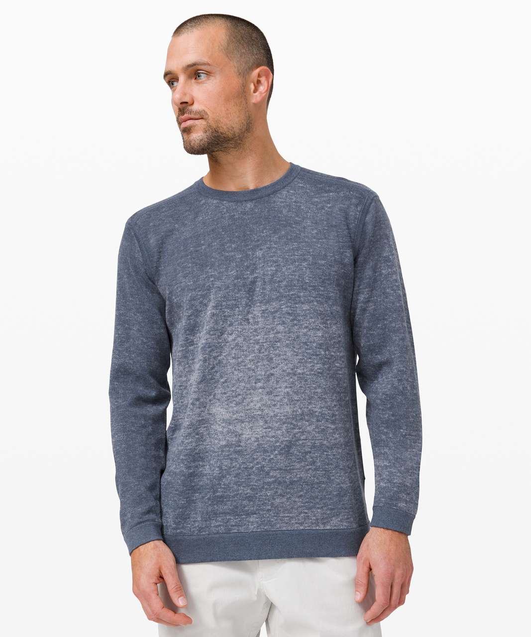 Lululemon Cloudy Pine Crew - Ink Blue / Starlight