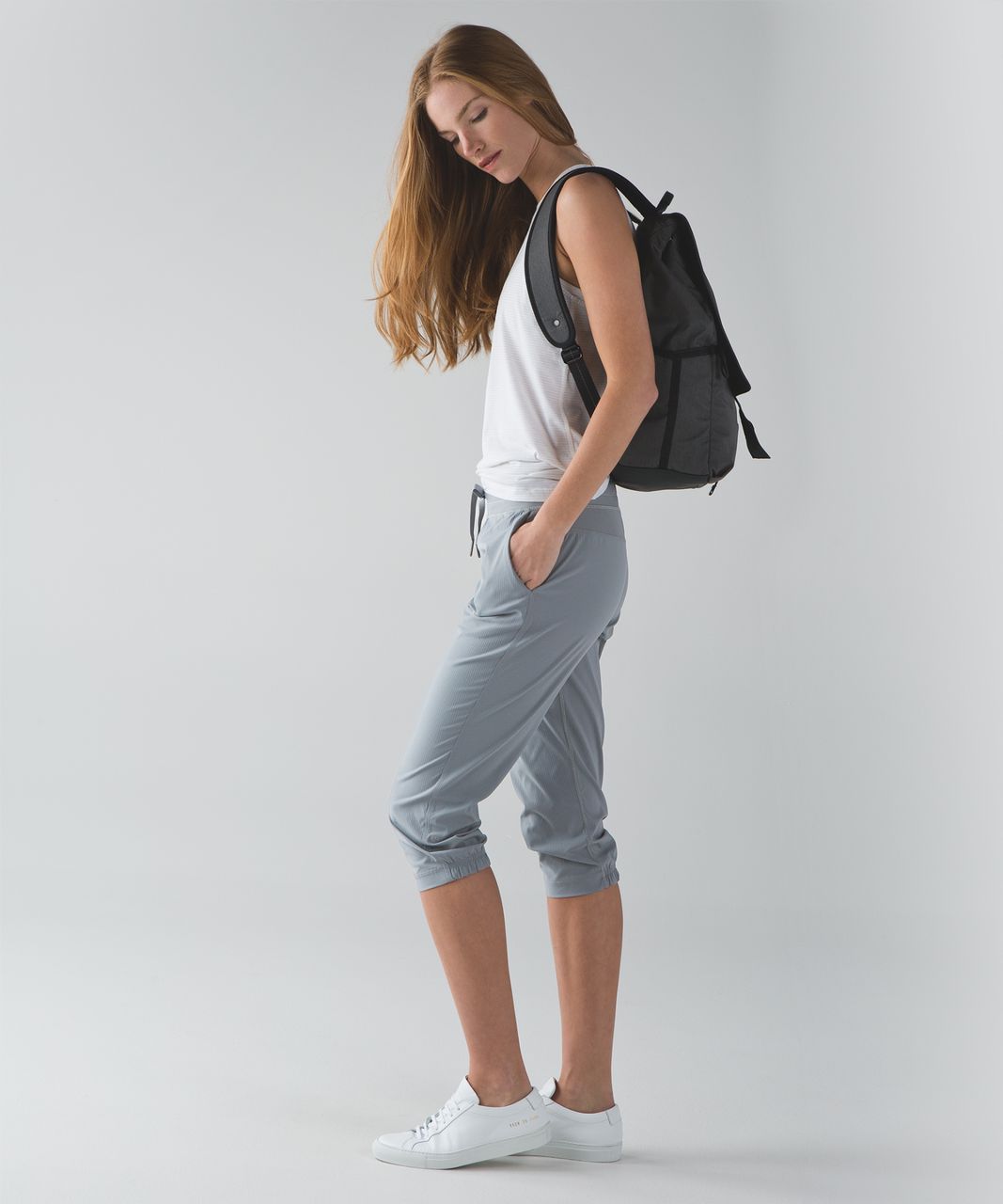 NWT Lululemon Studio Crop II Greyvy! Same color Similar Item!