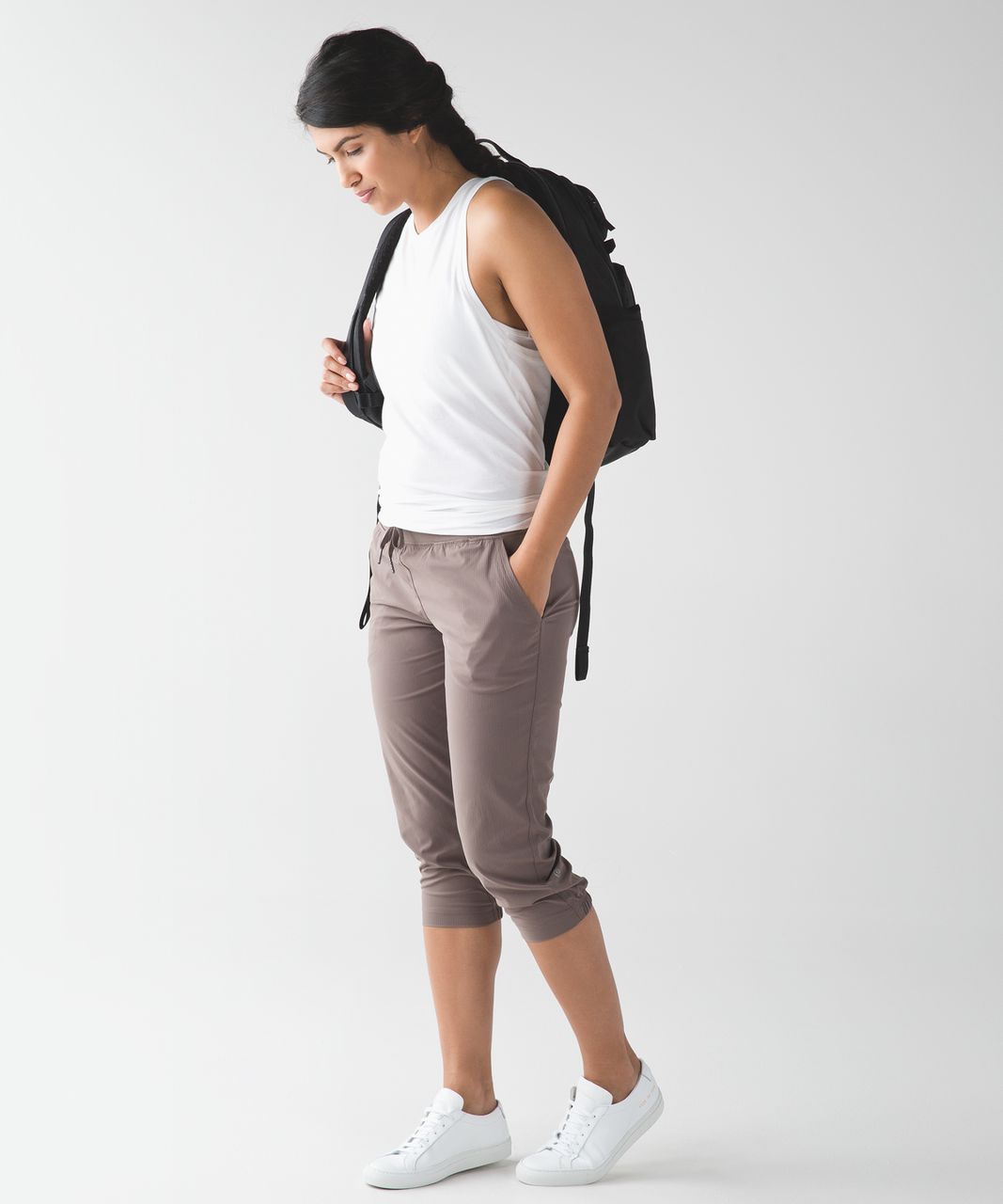 Lululemon Studio Crop II (Unlined) - Cool Cocoa - lulu fanatics