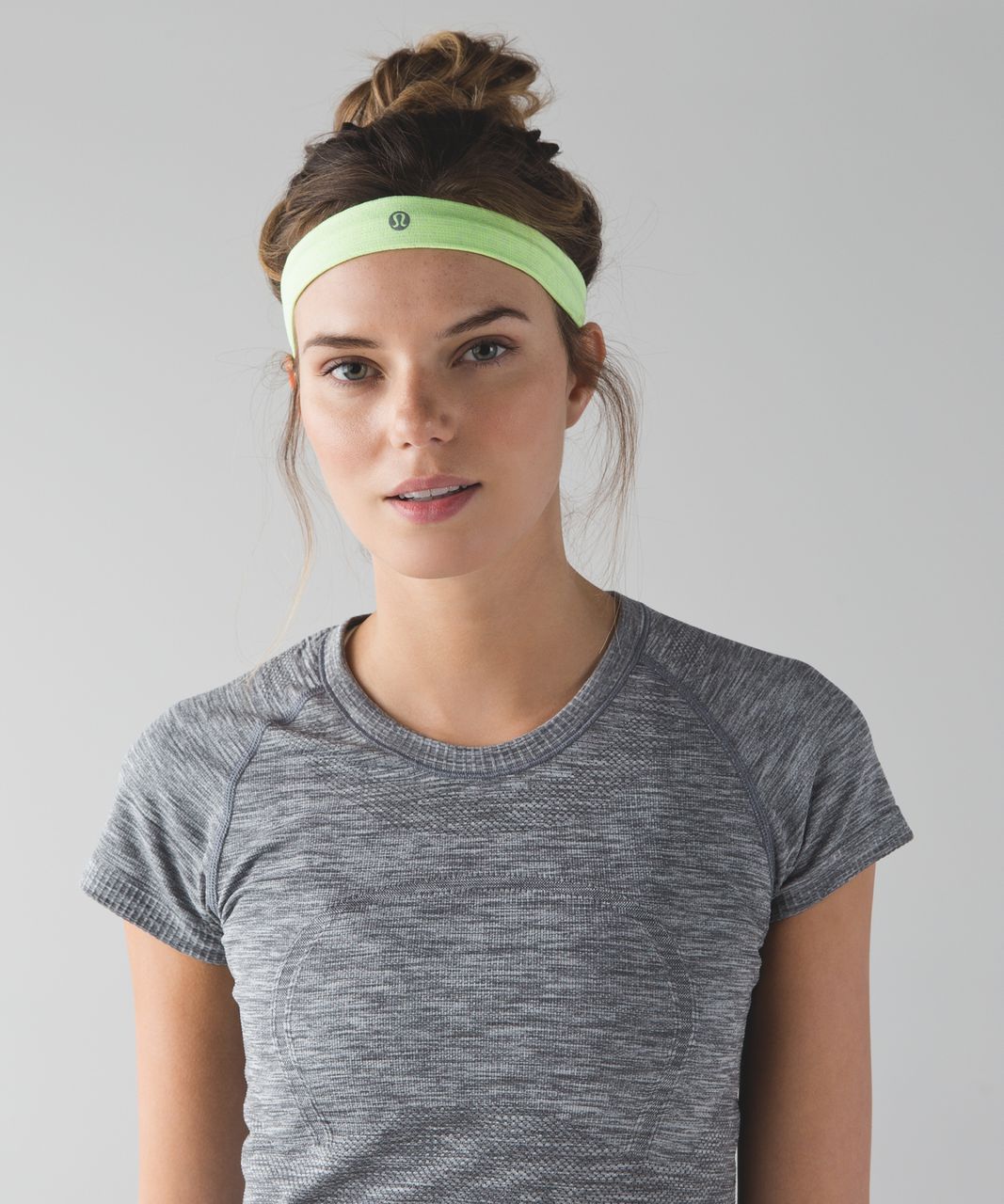 Lululemon Cardio Cross Trainer Headband - Heathered Clear Mint