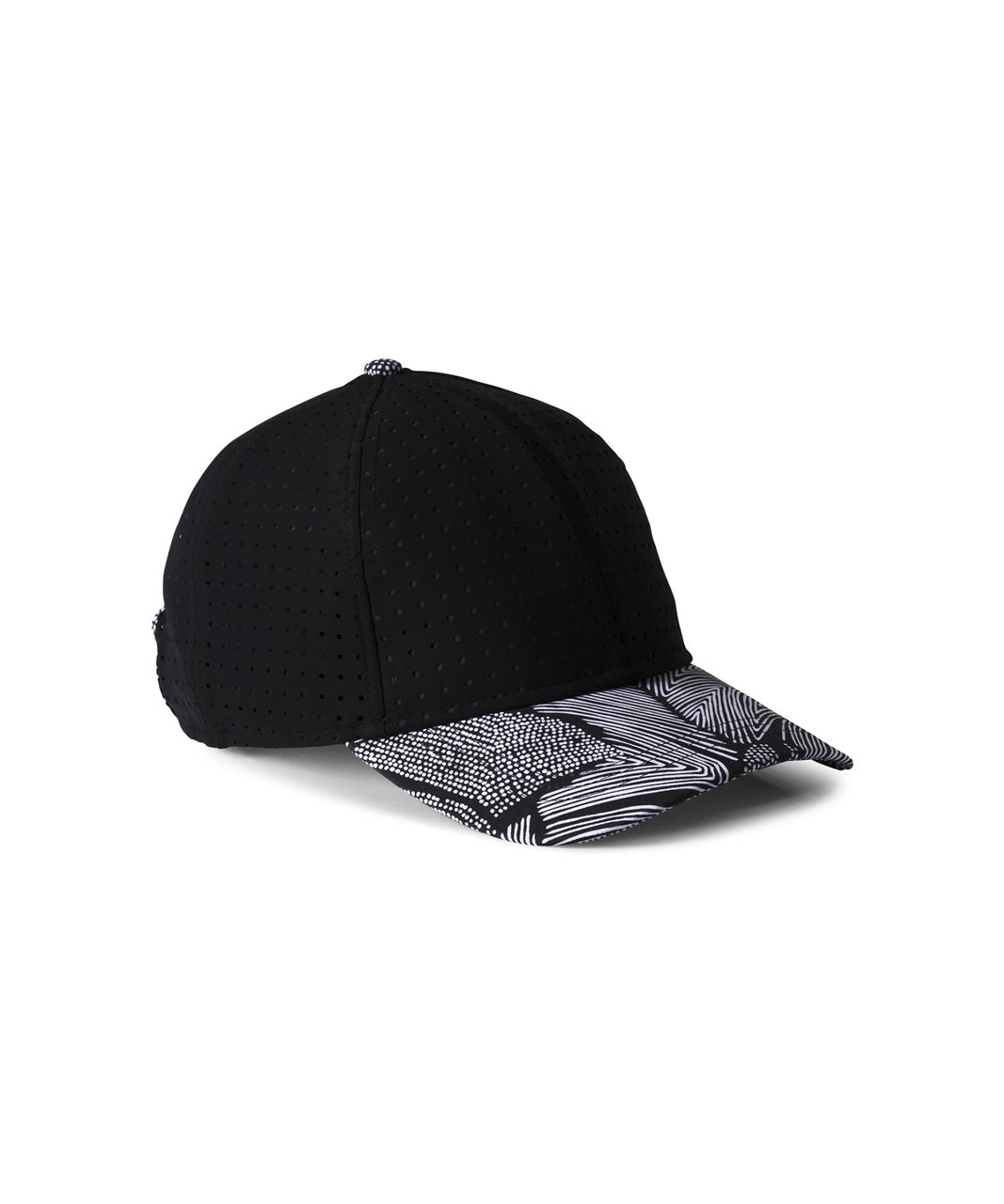 Lululemon Baller Hat (Perforated) - Black / Dottie Tribe White Black