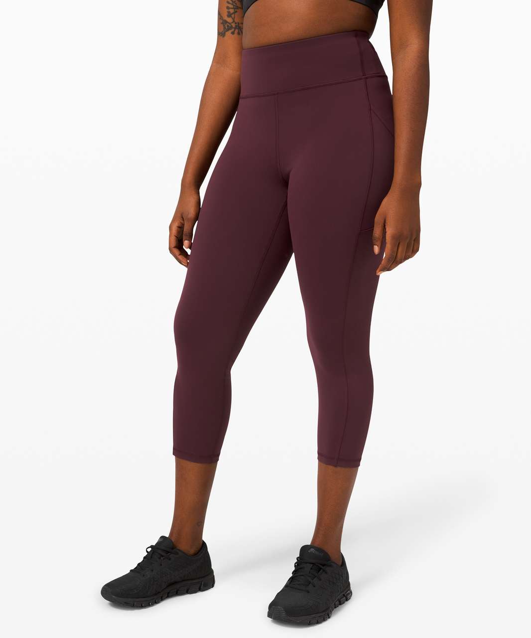 Lululemon Invigorate High-Rise Crop 23" - Cassis