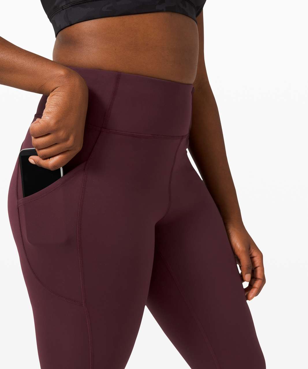 Lululemon Invigorate High-Rise Crop 23" - Cassis