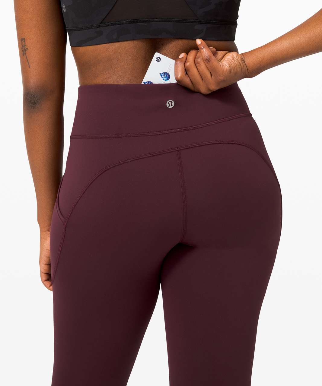 Lululemon Invigorate High-Rise Crop 23" - Cassis