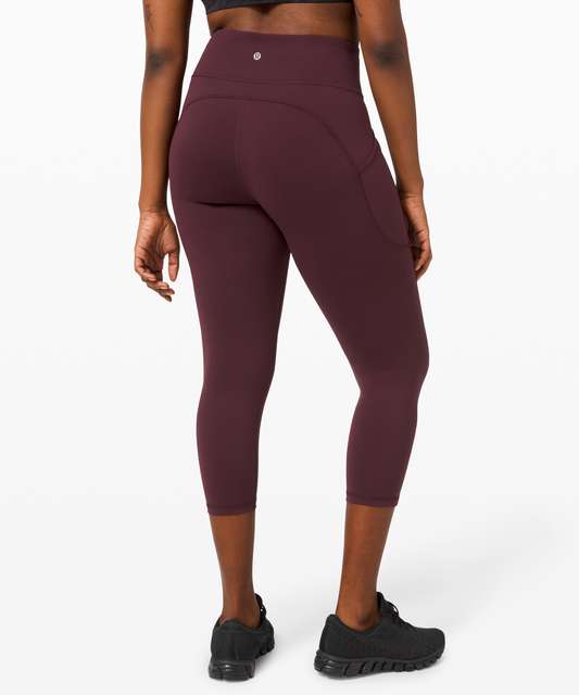 Lululemon Invigorate High-Rise Crop 23 - Midnight Orchid - lulu fanatics