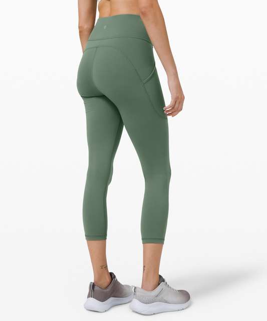 Lululemon Invigorate High-Rise Crop 17 - Crunch Teal Lagoon