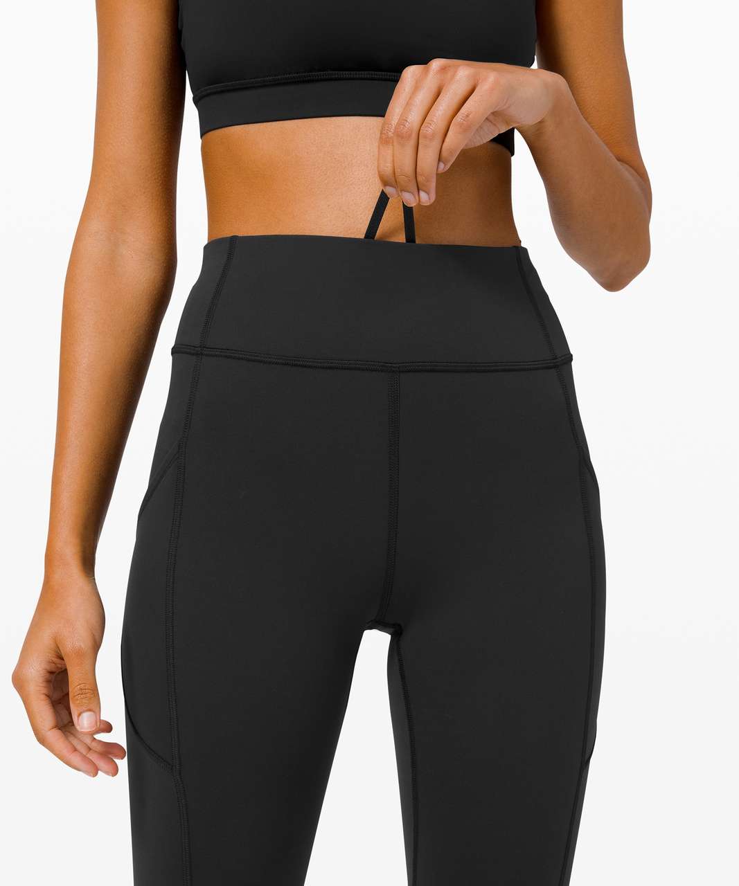 Lululemon Align High Rise Crop with Pockets 23 Black, Size 10, Women's  Fashion, Activewear on Carousell