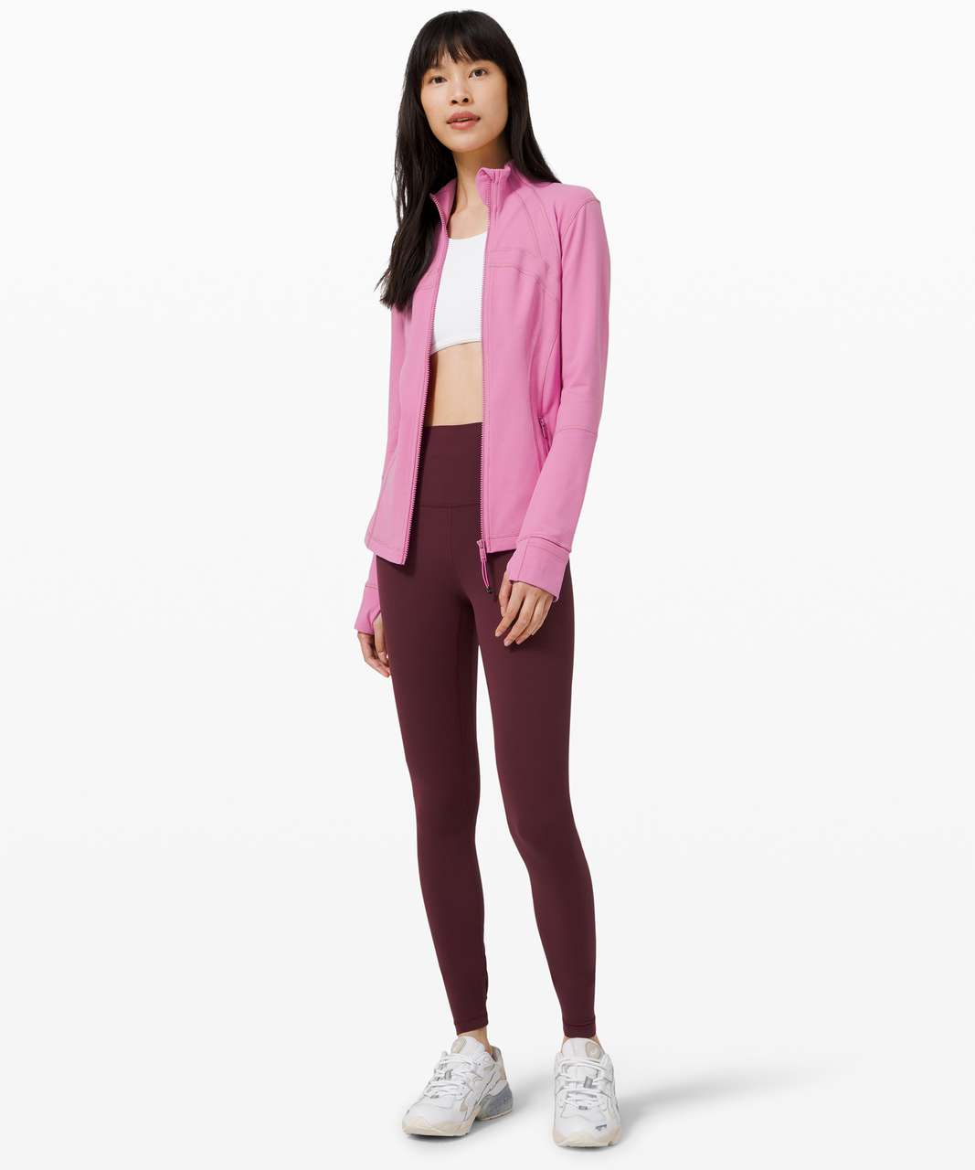 NWT Lululemon Define Jacket *Luon Pink Peony Size 8 - LW4AWKS PKPI