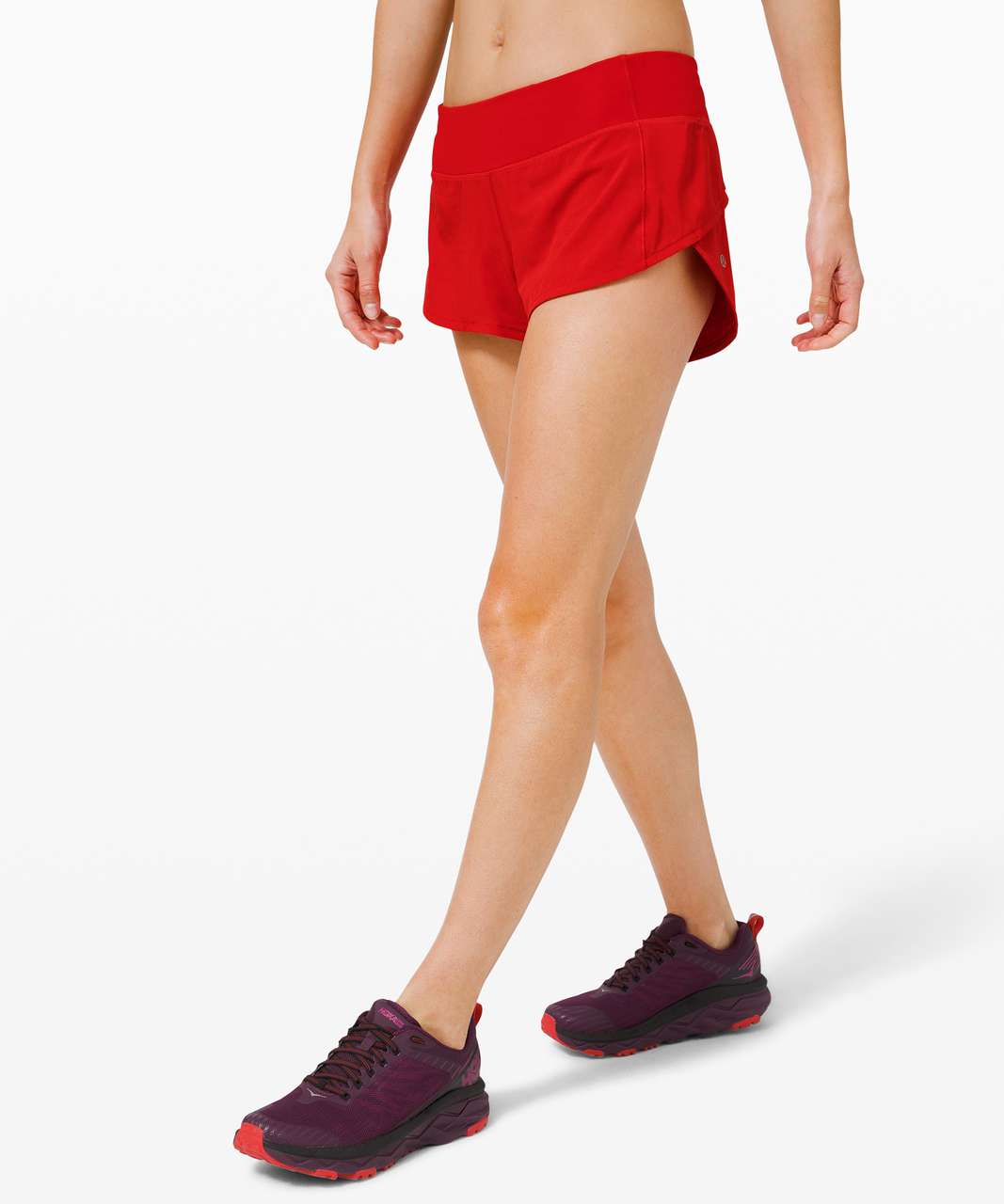 Lululemon Speed Up Short *2.5 - Flamenco Red - lulu fanatics