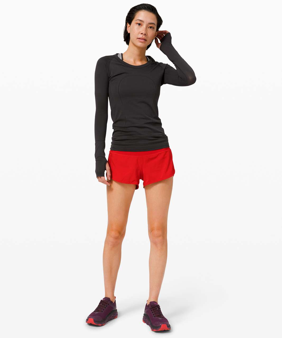 Lululemon Speed Up Short *2.5" - Dark Red