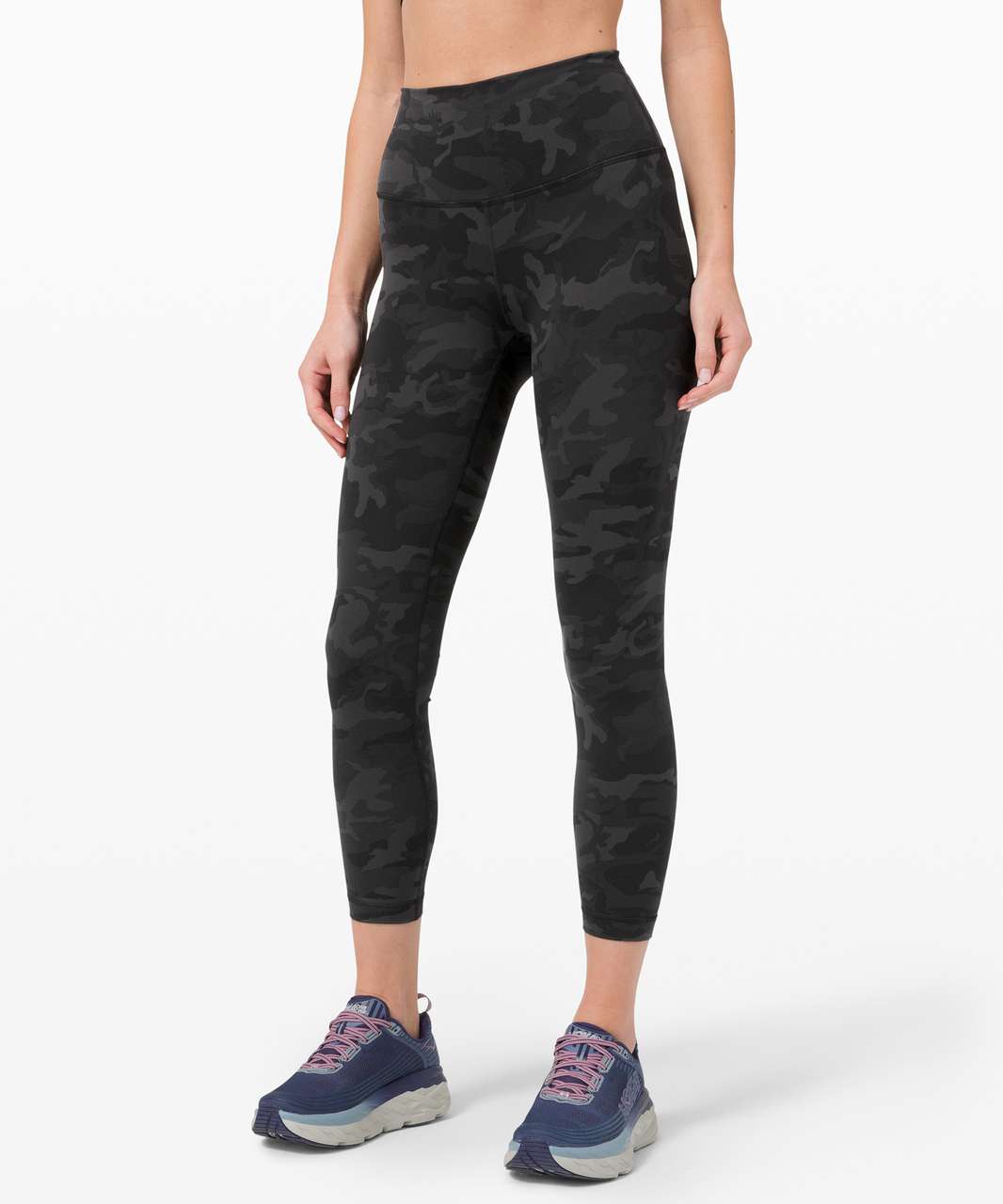 LULULEMON Wunder Train Hi-Rise Tight 25 (Black Camo, 14) at