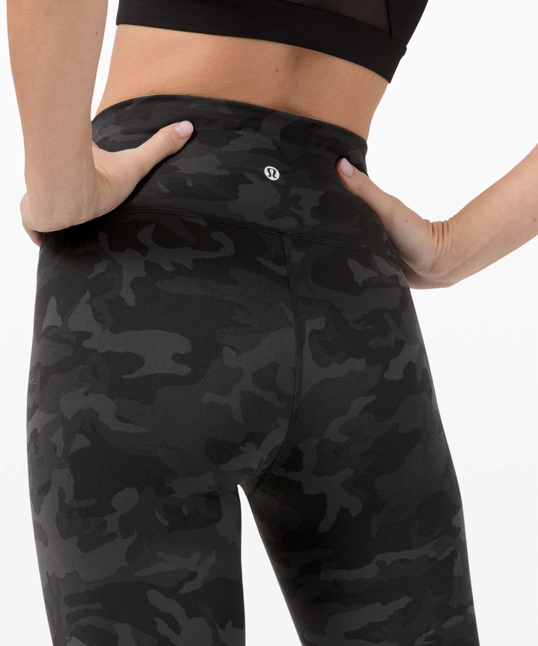 Lululemon Wunder Train Tight 25 Size 0 Heritage Camo Smoky Red Night Sea  54760 